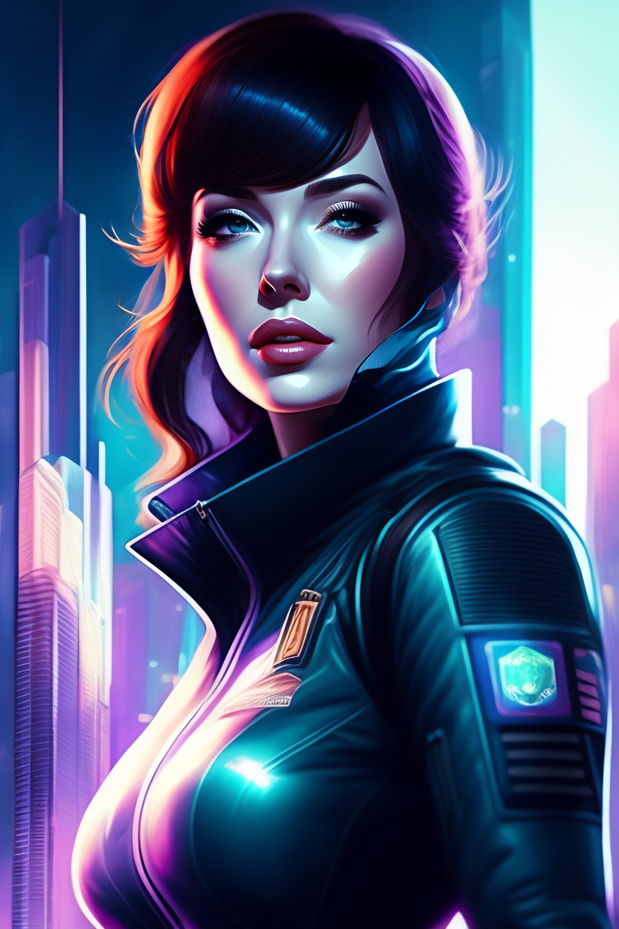 Lexica - Christina Hendricks as jill valentine raccon city background ...