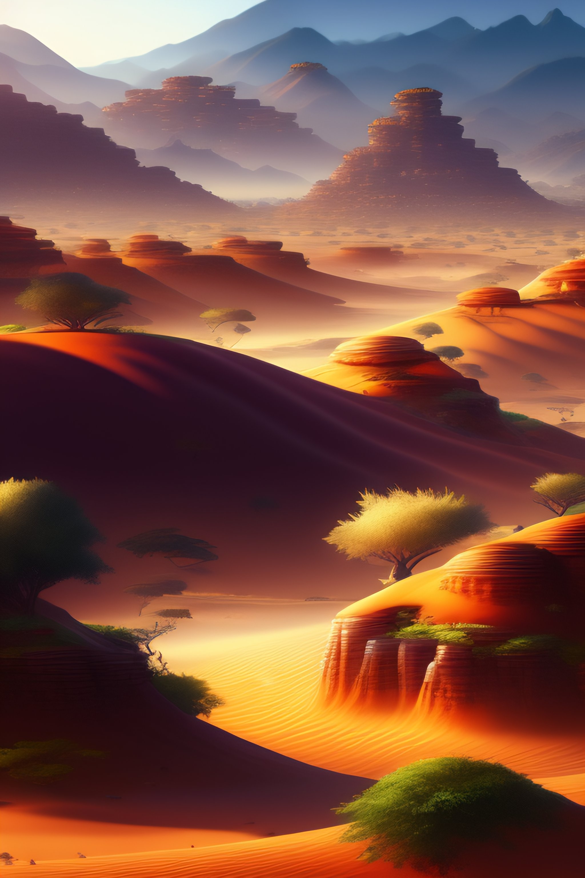 Lexica - Ethiopian landscape, highly detailed, digital painting ...