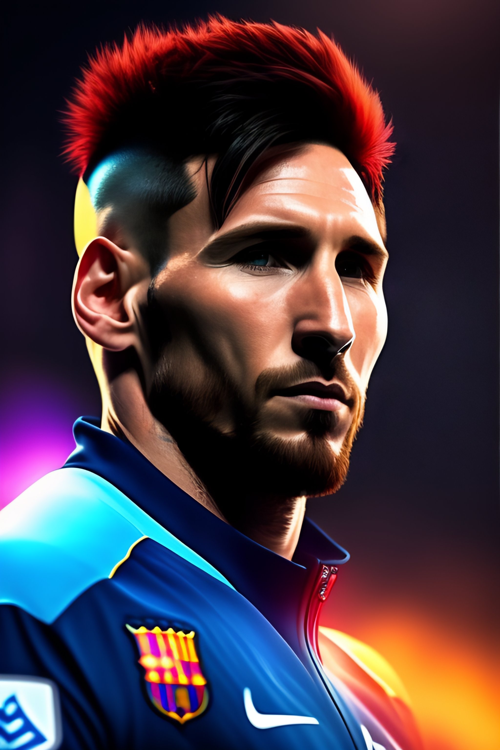 Lexica - Lionel messi cyberpunk
