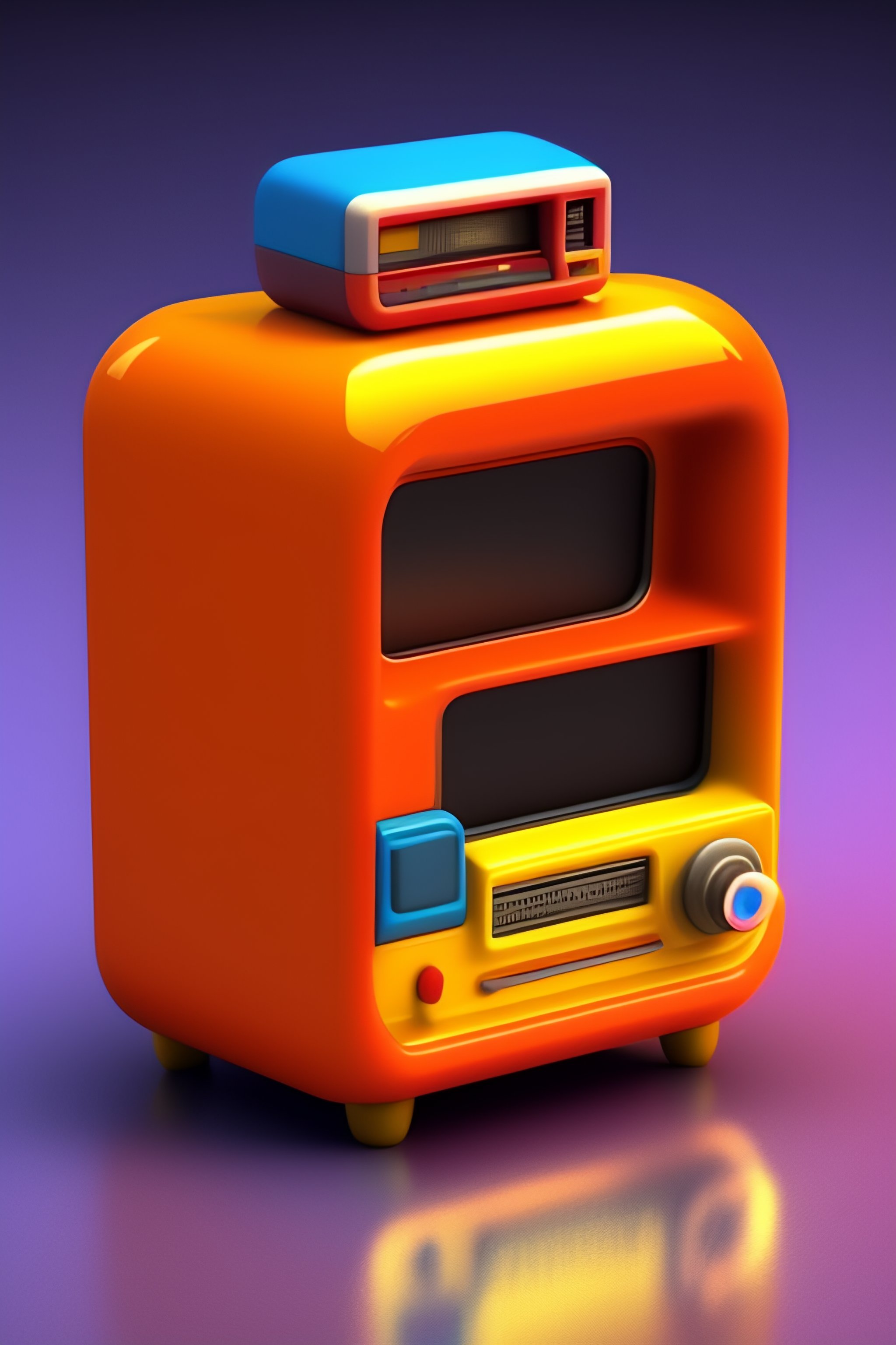 Lexica - 3D pixel retro tiny cute Macintosh computer render. Minimal ...