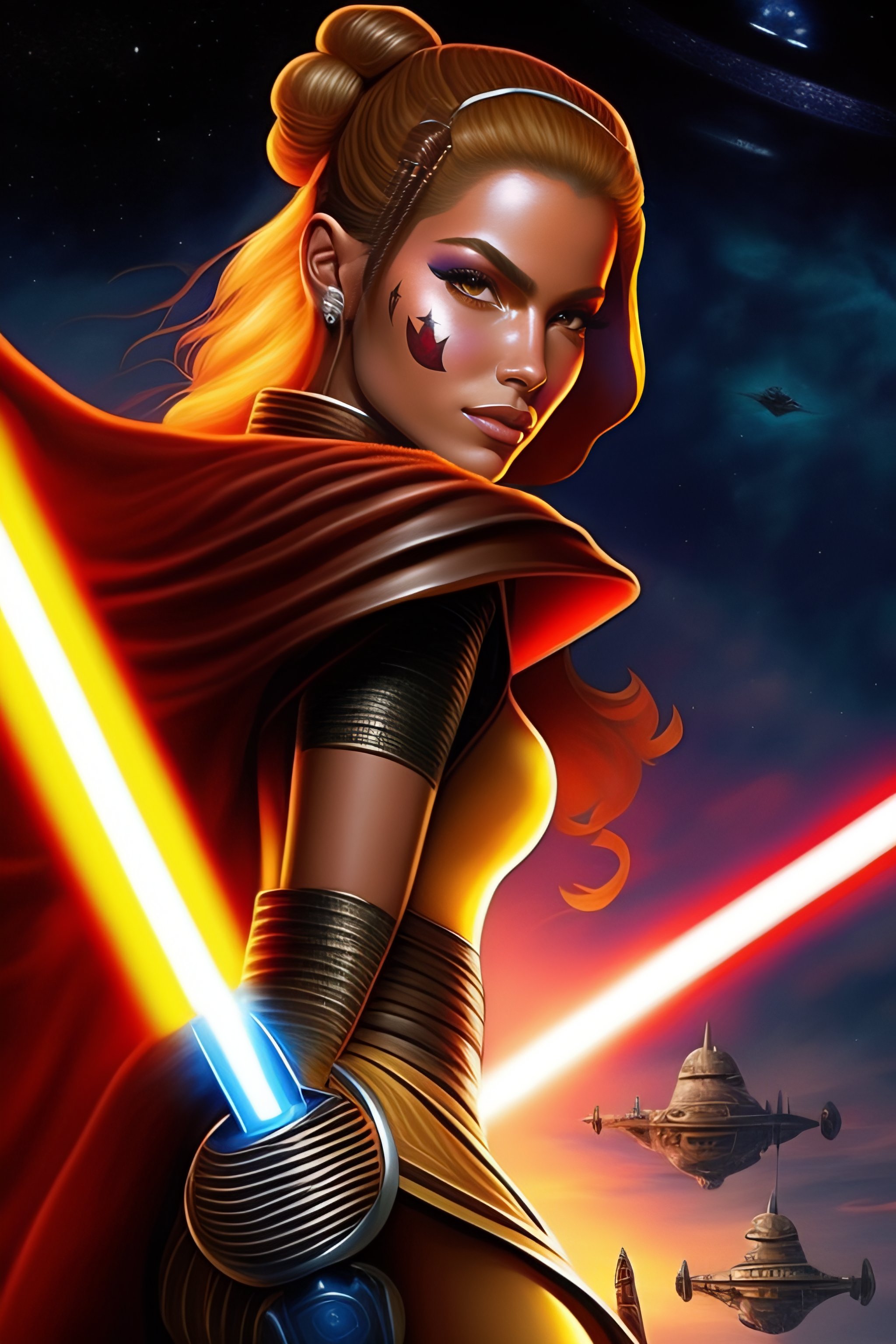 Lexica - Star Wars The Clone Wars Painting Old