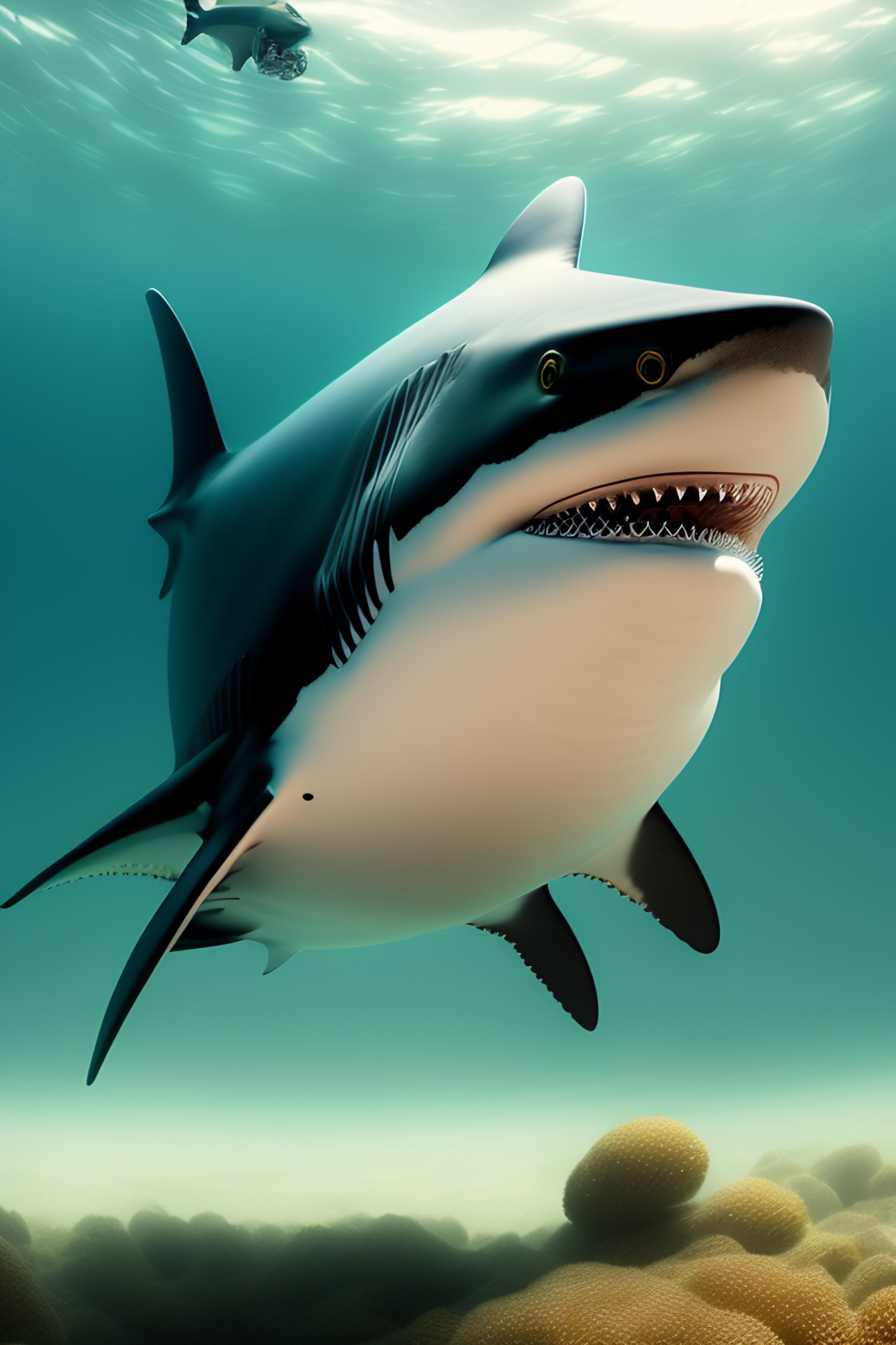 lexica-a-shark-with-a-football-helmet-quality-photography-by-wes