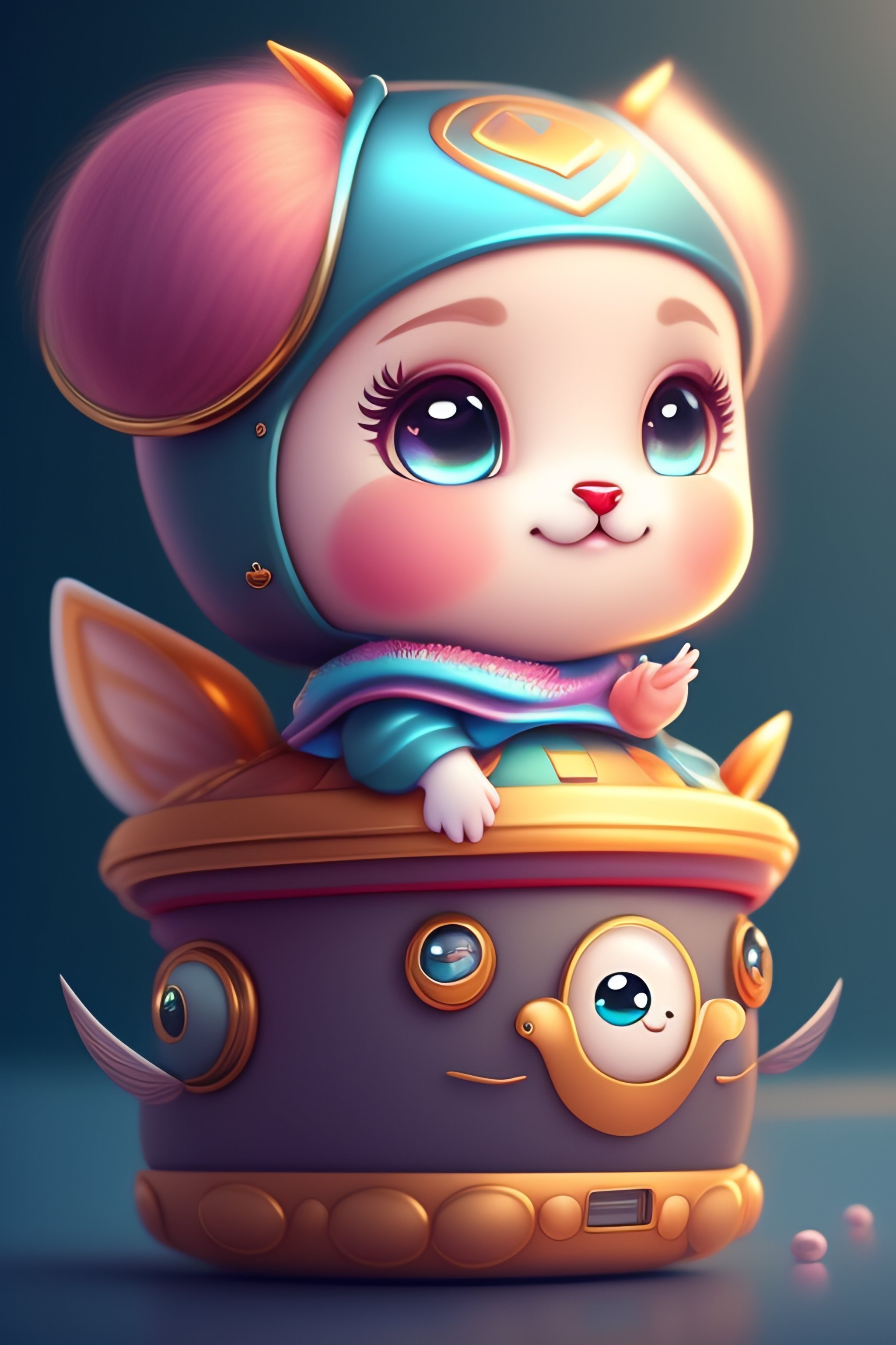 Lexica Cute And Adorable Cartoon It Baby Fantasy Dreamlike