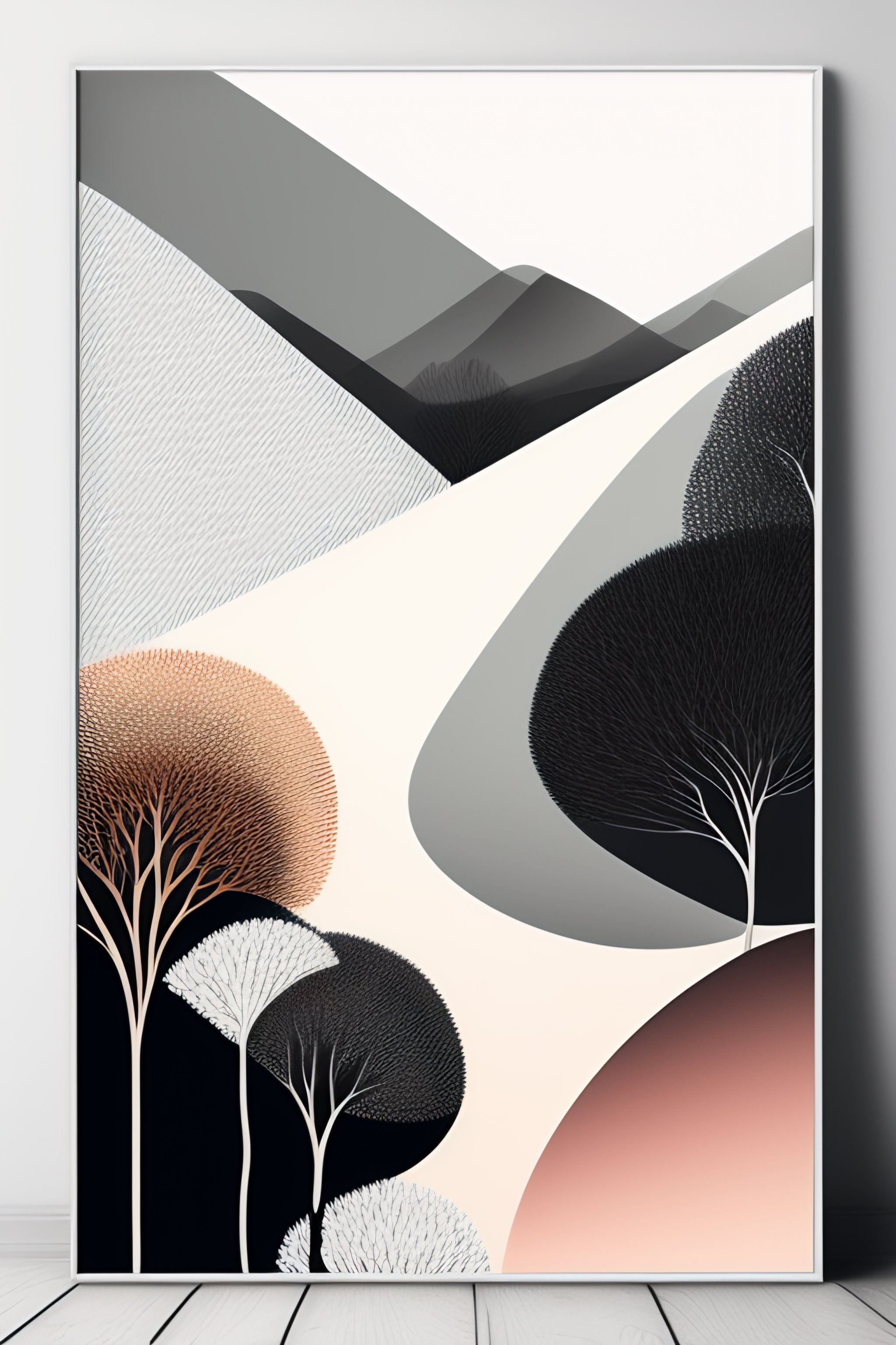 Lexica The abstract , creative art, soft colors mono chromatic, shape