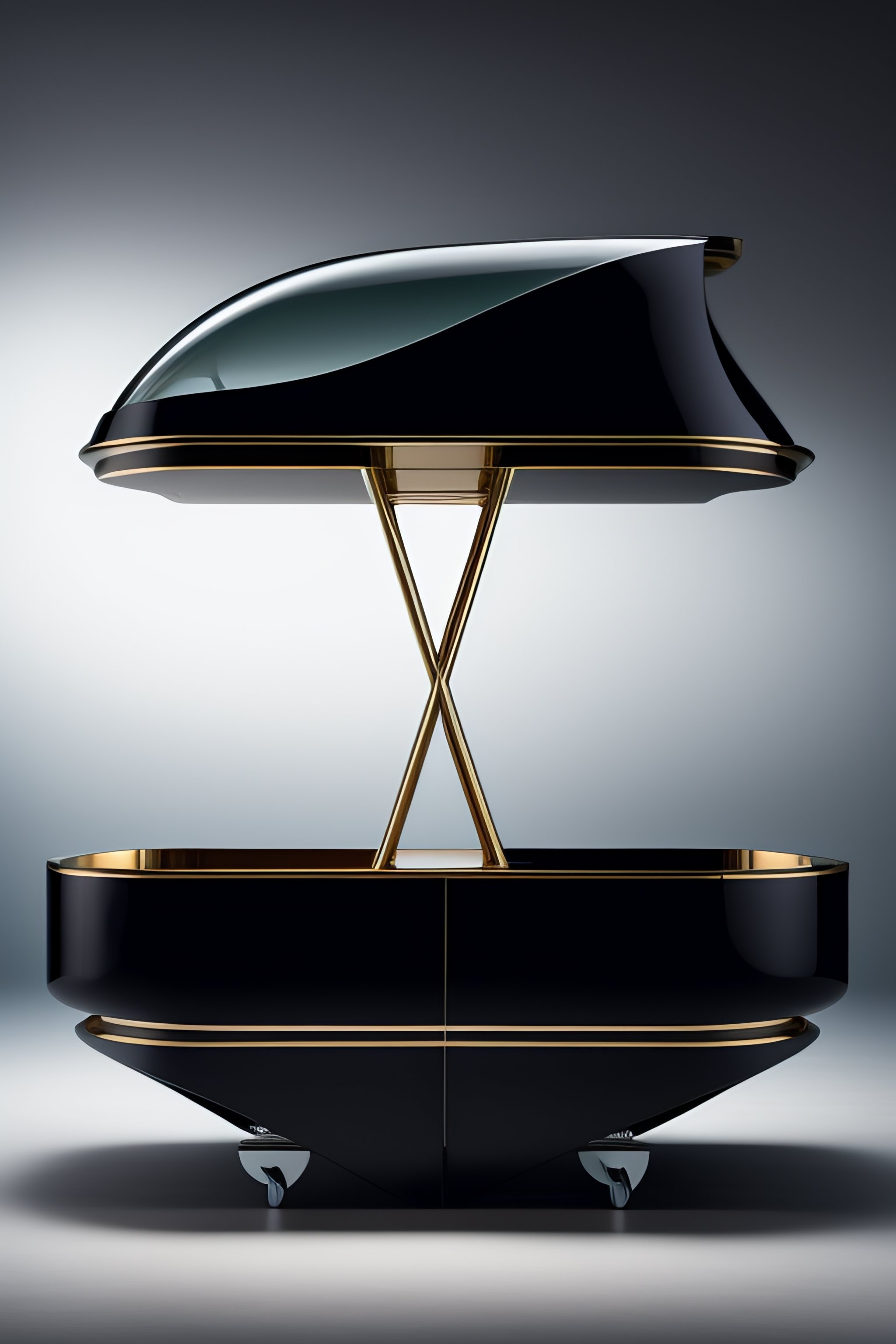 Lexica - ZAHA HADID DRINKS TROLLY WITH WHEELS AND FLAT TOP OPEN DESIGN ...