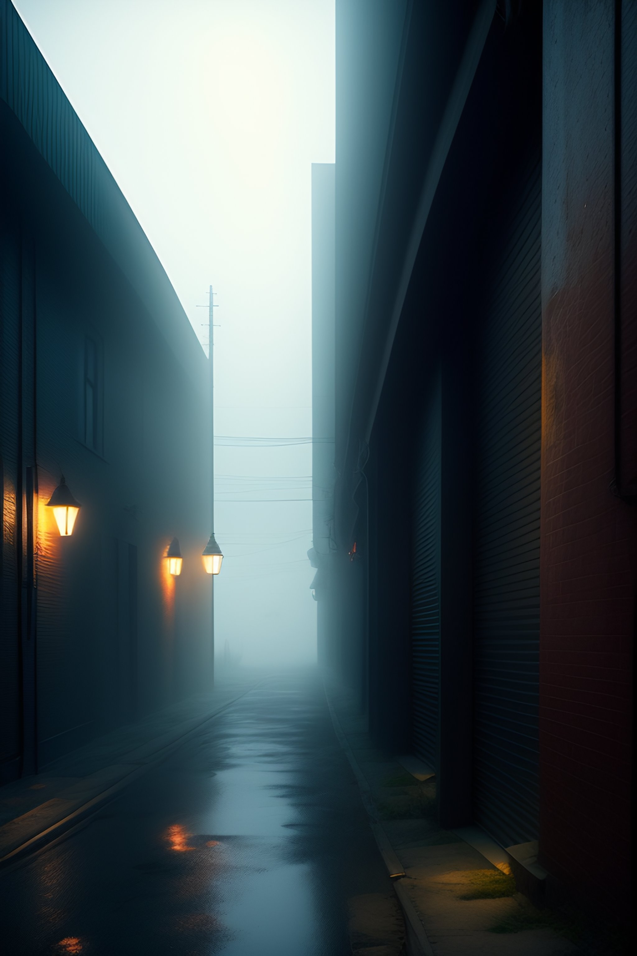 Lexica - Moody atmospheric industrial style alley