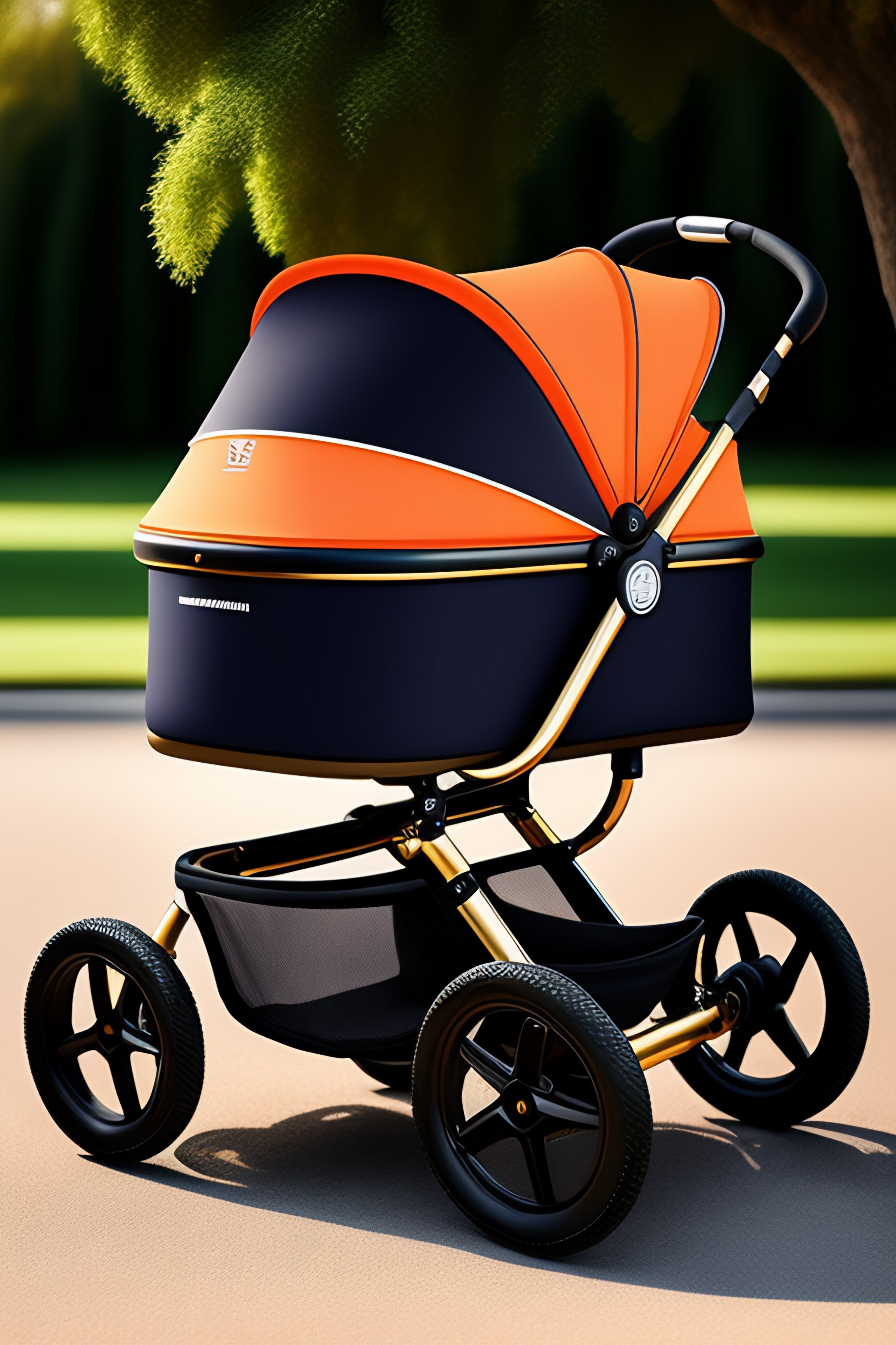 Lexica - 4x4 baby stroller with coilovers with battery