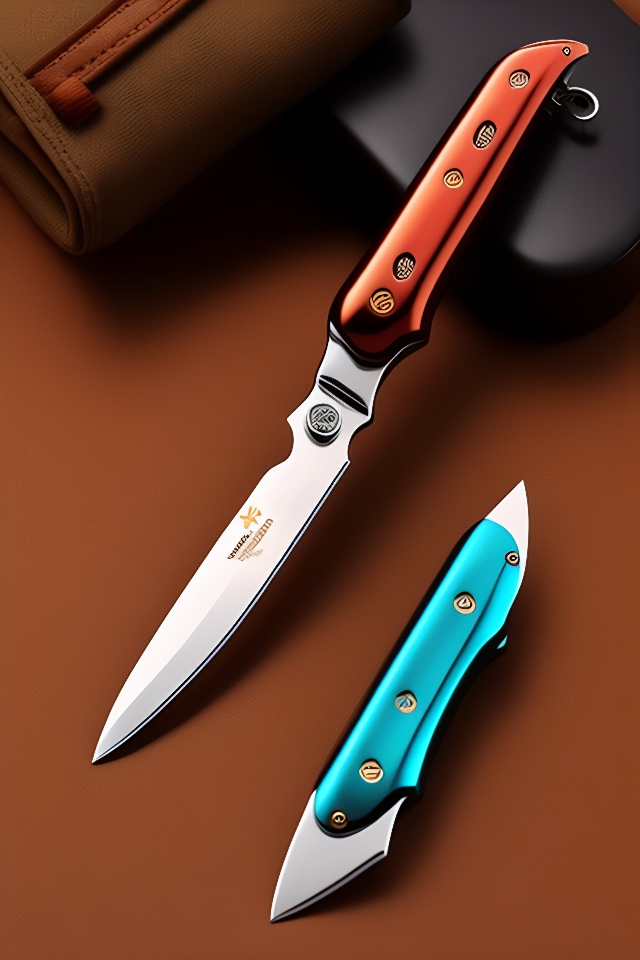 Lexica OKAPI foldable ratchet knife with blade shine