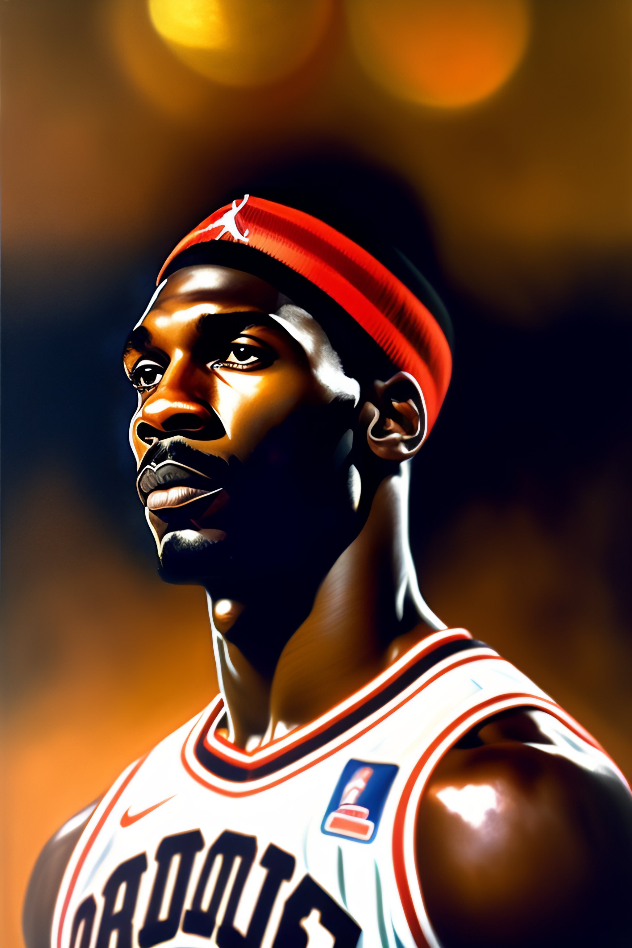 Lexica - Retrato De Michael Jordan Galatico