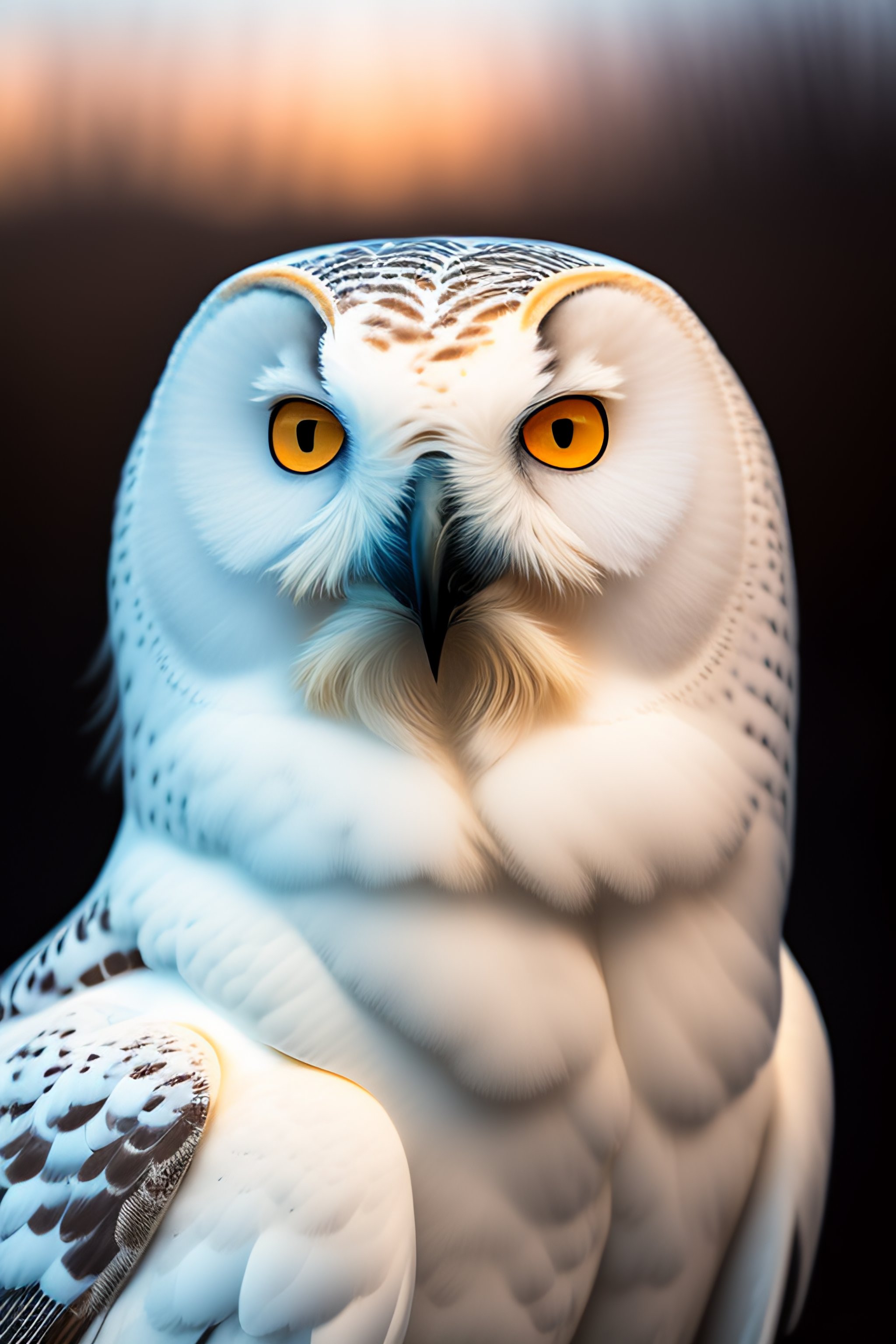 Lexica Ultra high definition of a magnificent snowy owl queen
