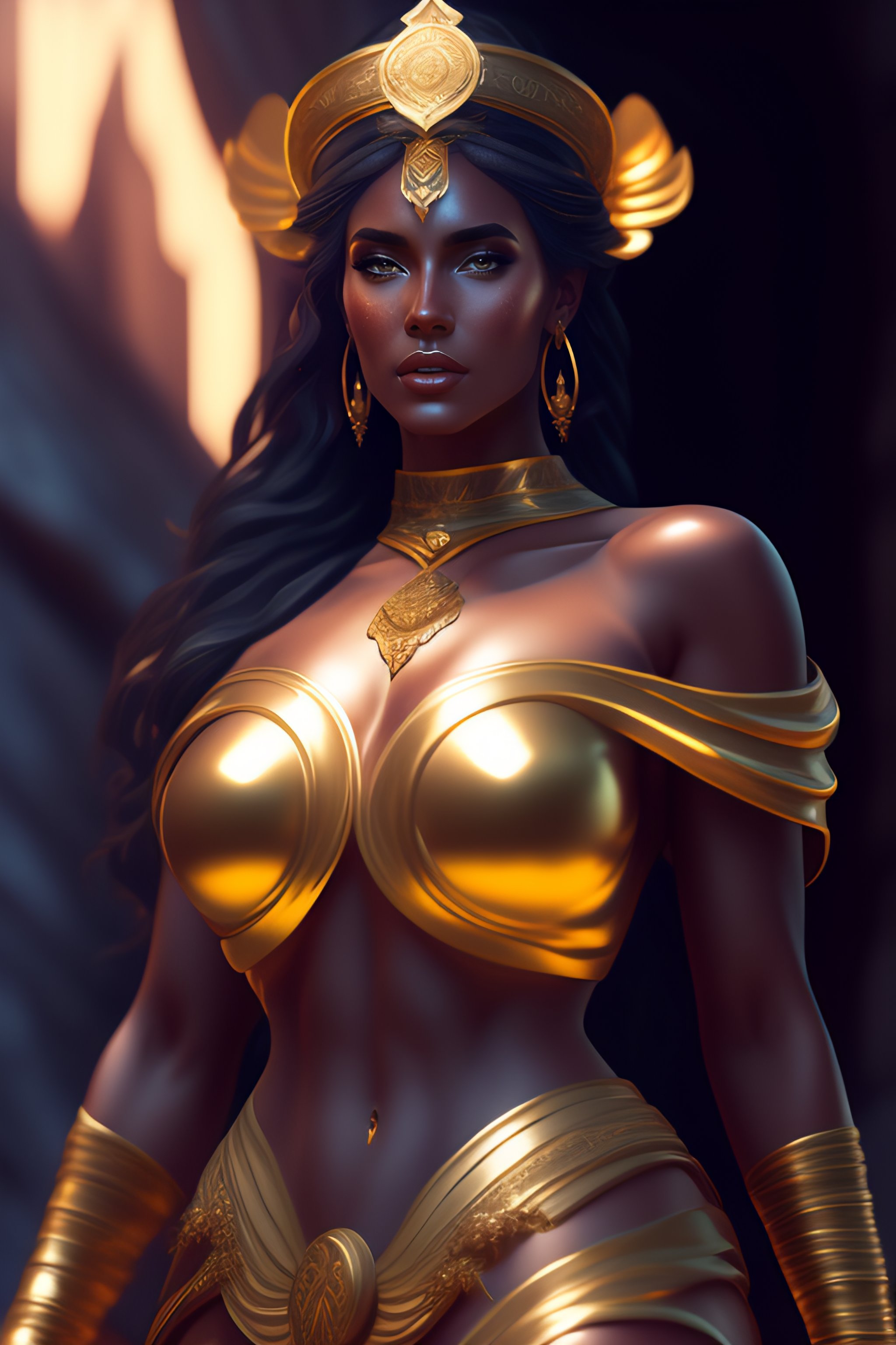 Lexica Greek Goddess Highly Detailed Full Body Digital Painting