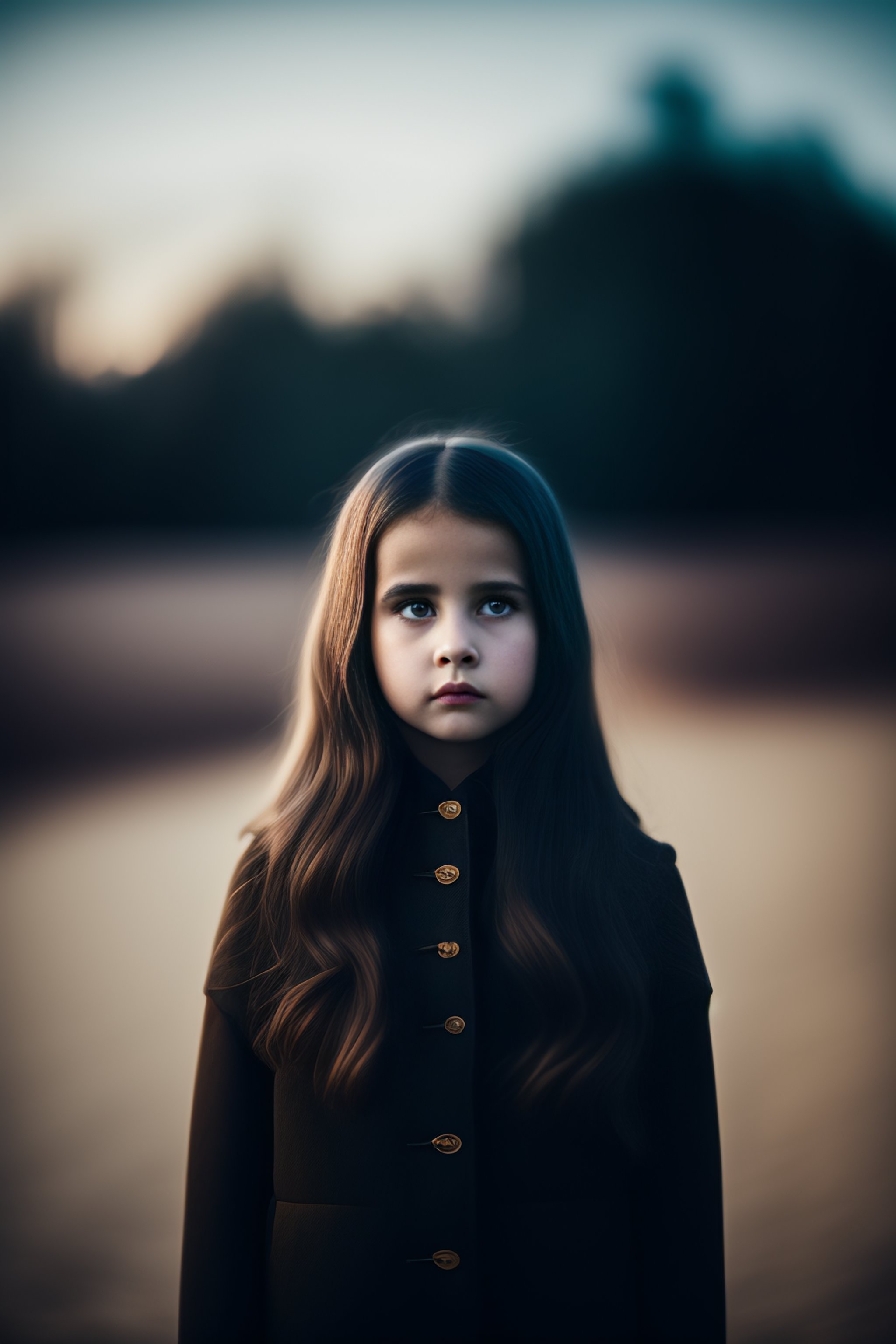 Lexica - Creepy photograph of a ghostly girl