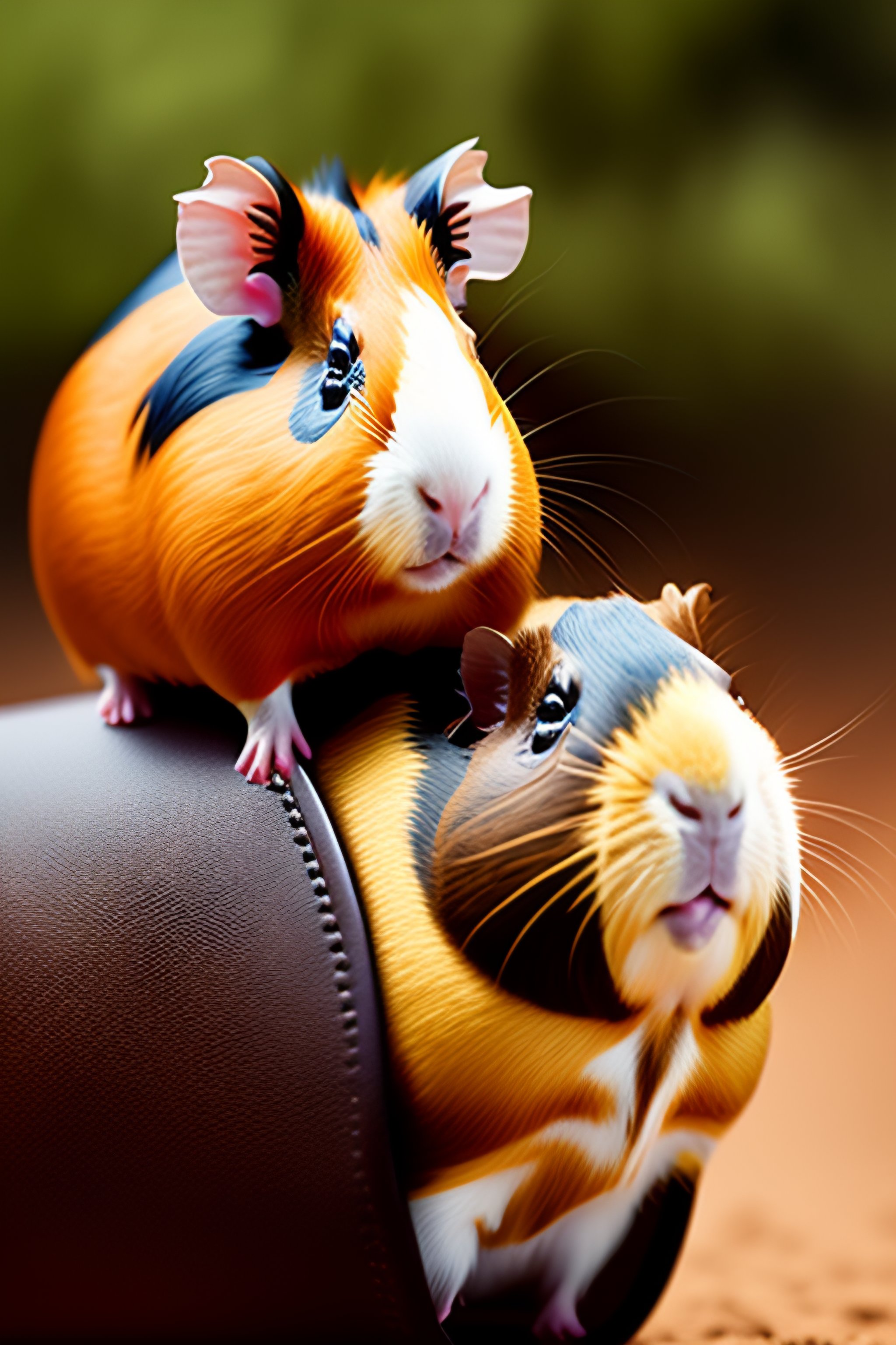 Lexica - Guinea pig riding a horse