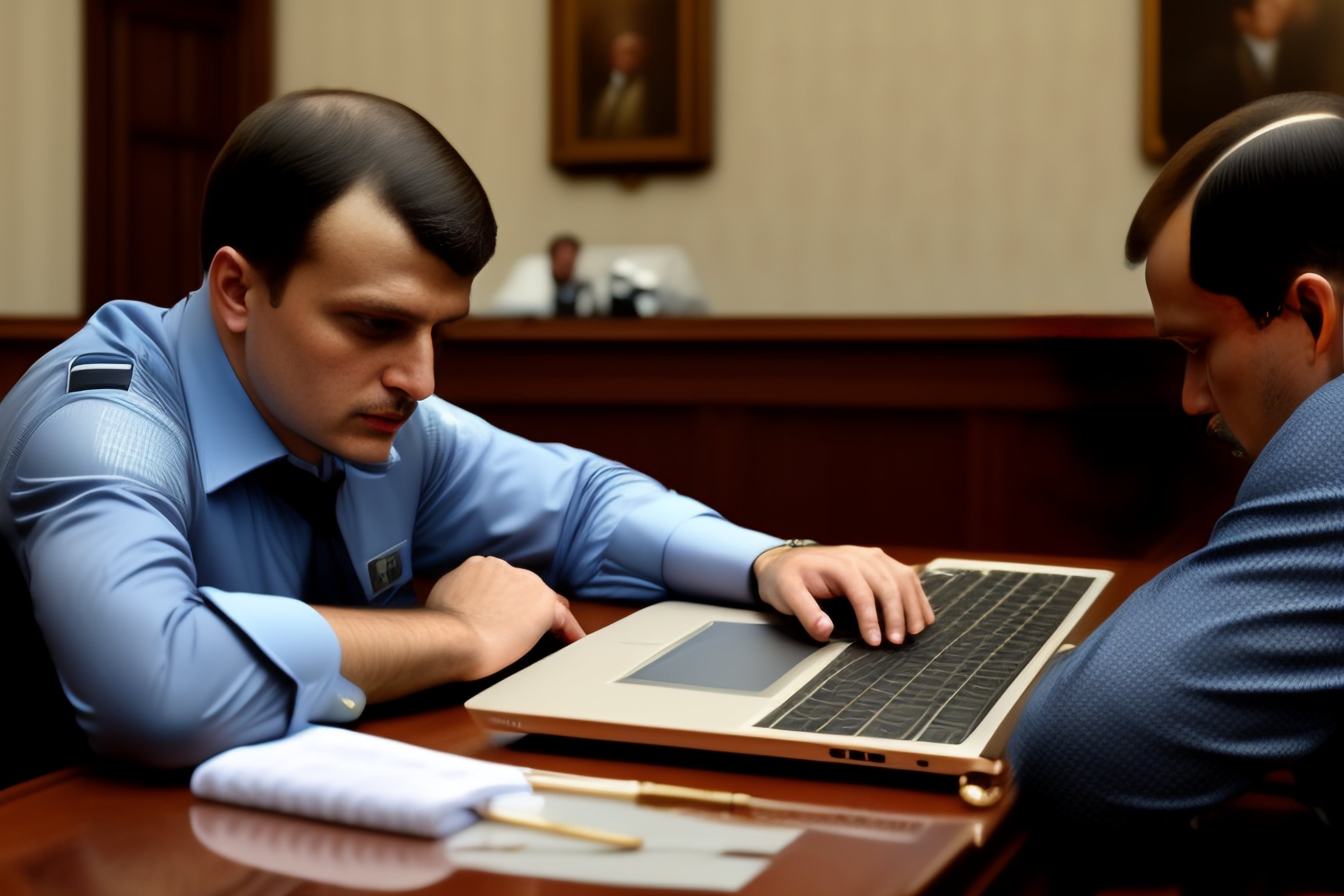 Lexica - Belarusian programmer in national vyshyvanka is working on his ...