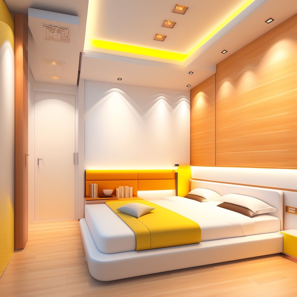 Lexica - Modern and elegant interior design for the parents' bedroom ...