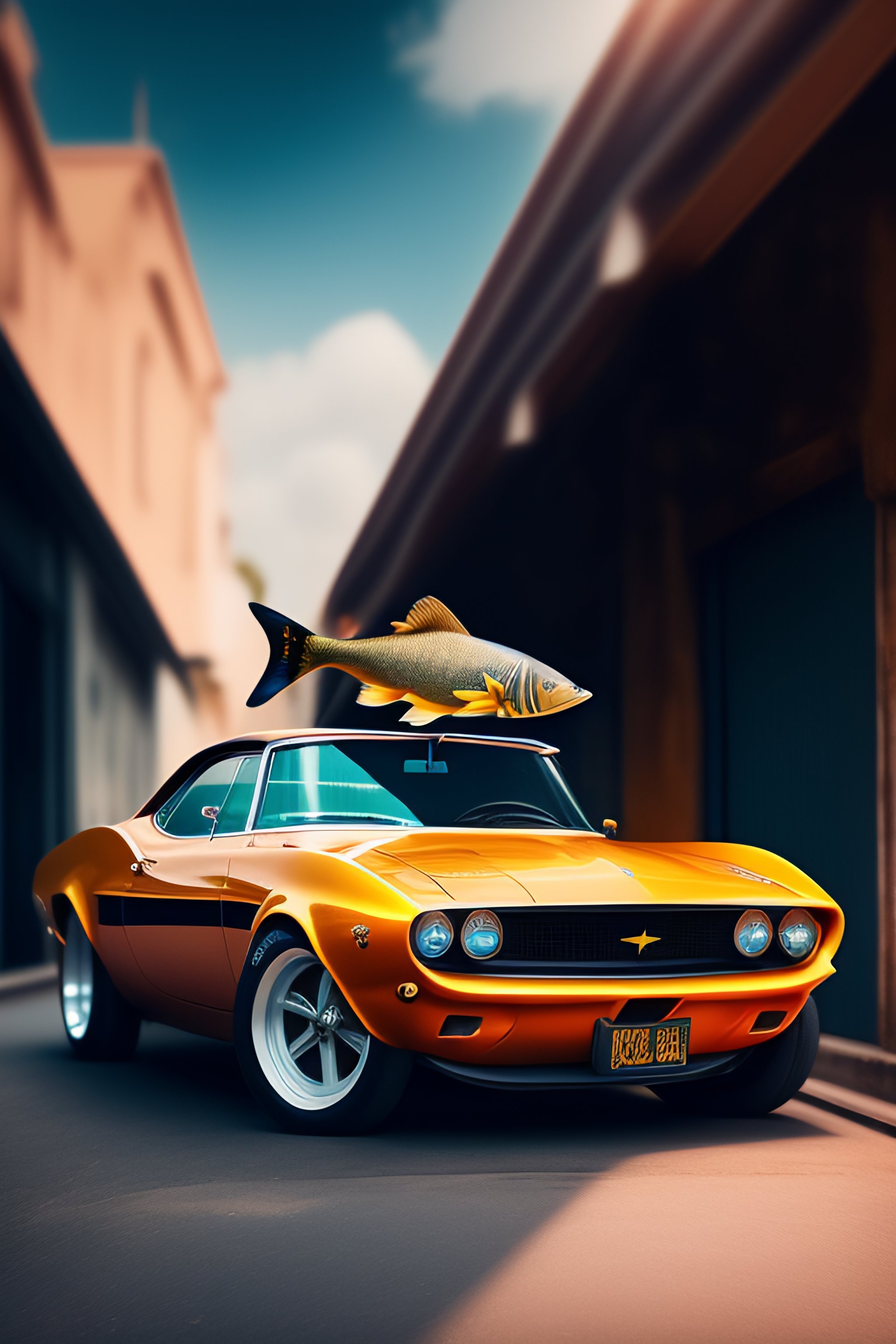 Lexica - Fish on car