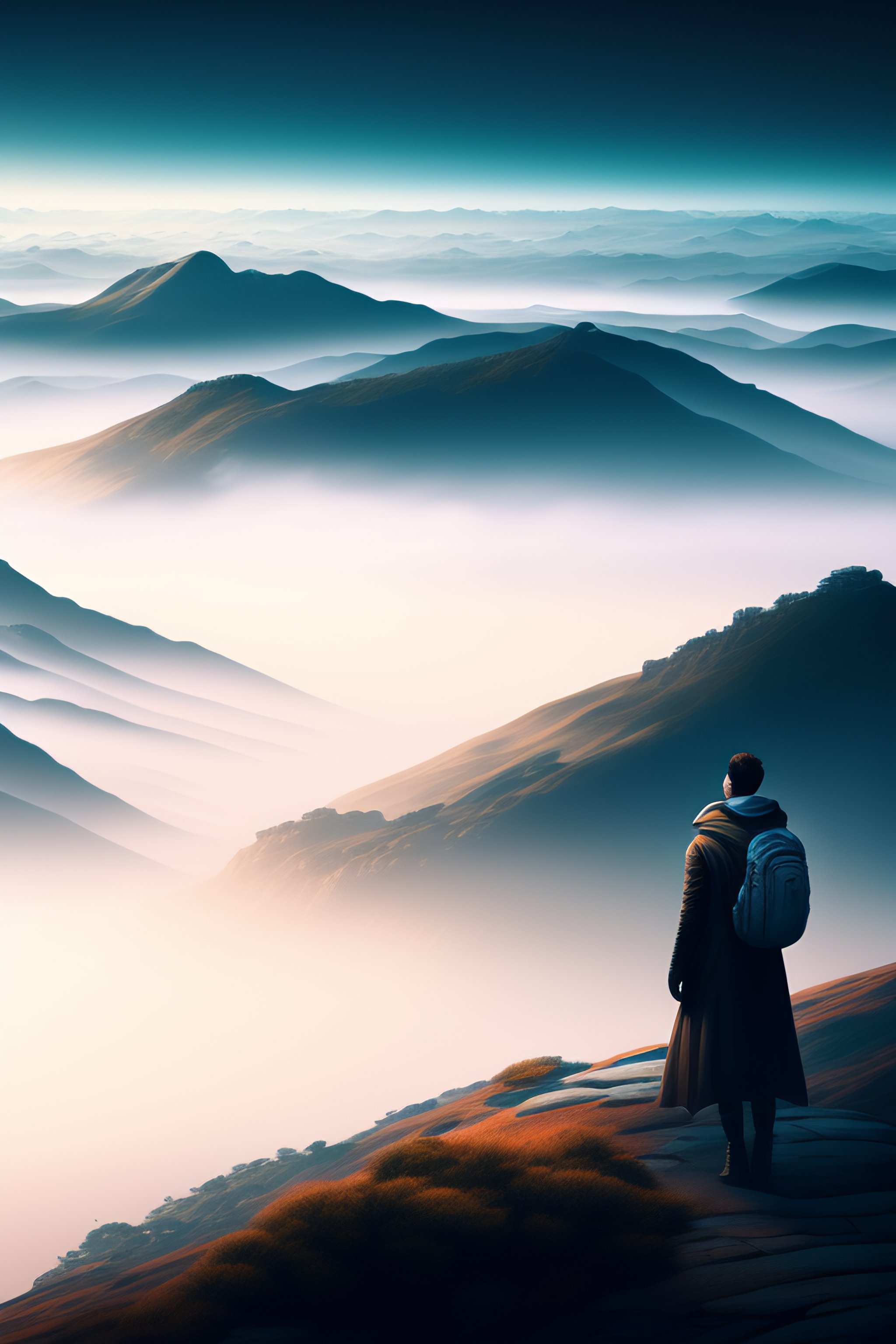 Wanderer Above The Sea Of Fog Wallpaper