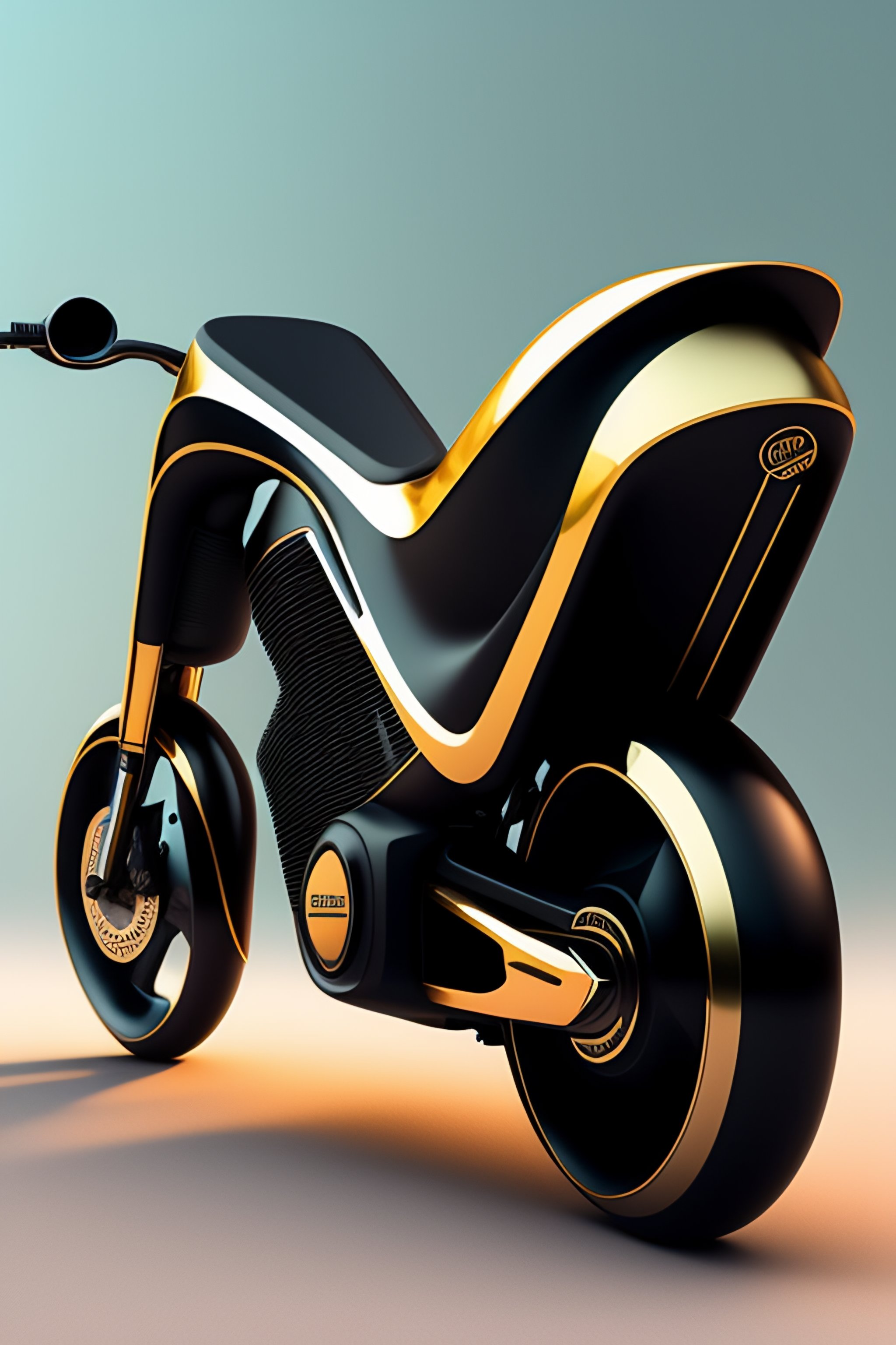 Lexica - Motorbike in the style of zaha hadid, scooter, roots