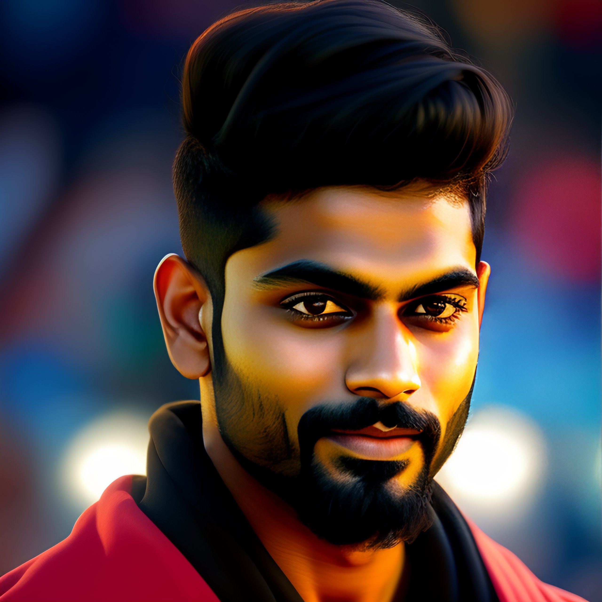 Lexica - Illustration of a young south Indian male podcaster wearing a ...