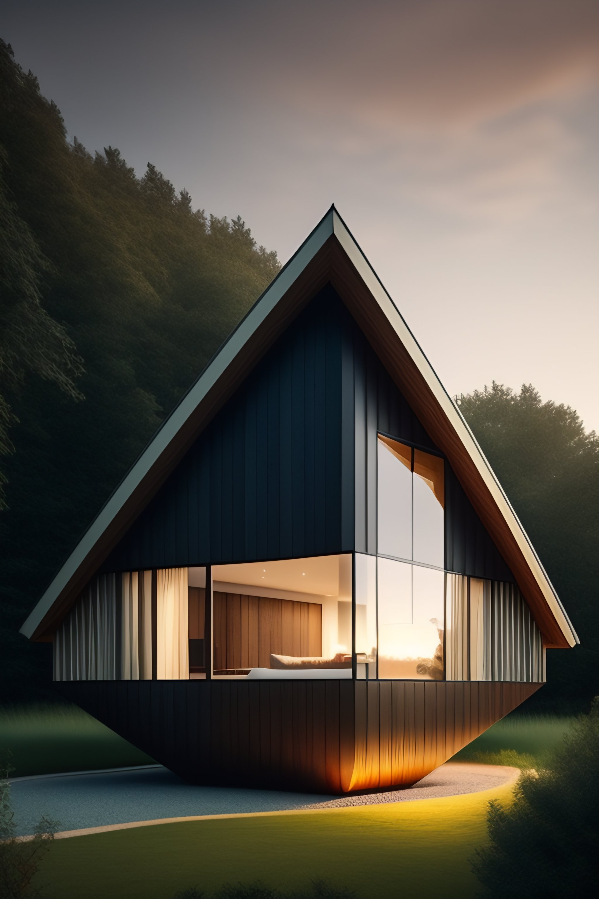 Lexica - House-shape house
