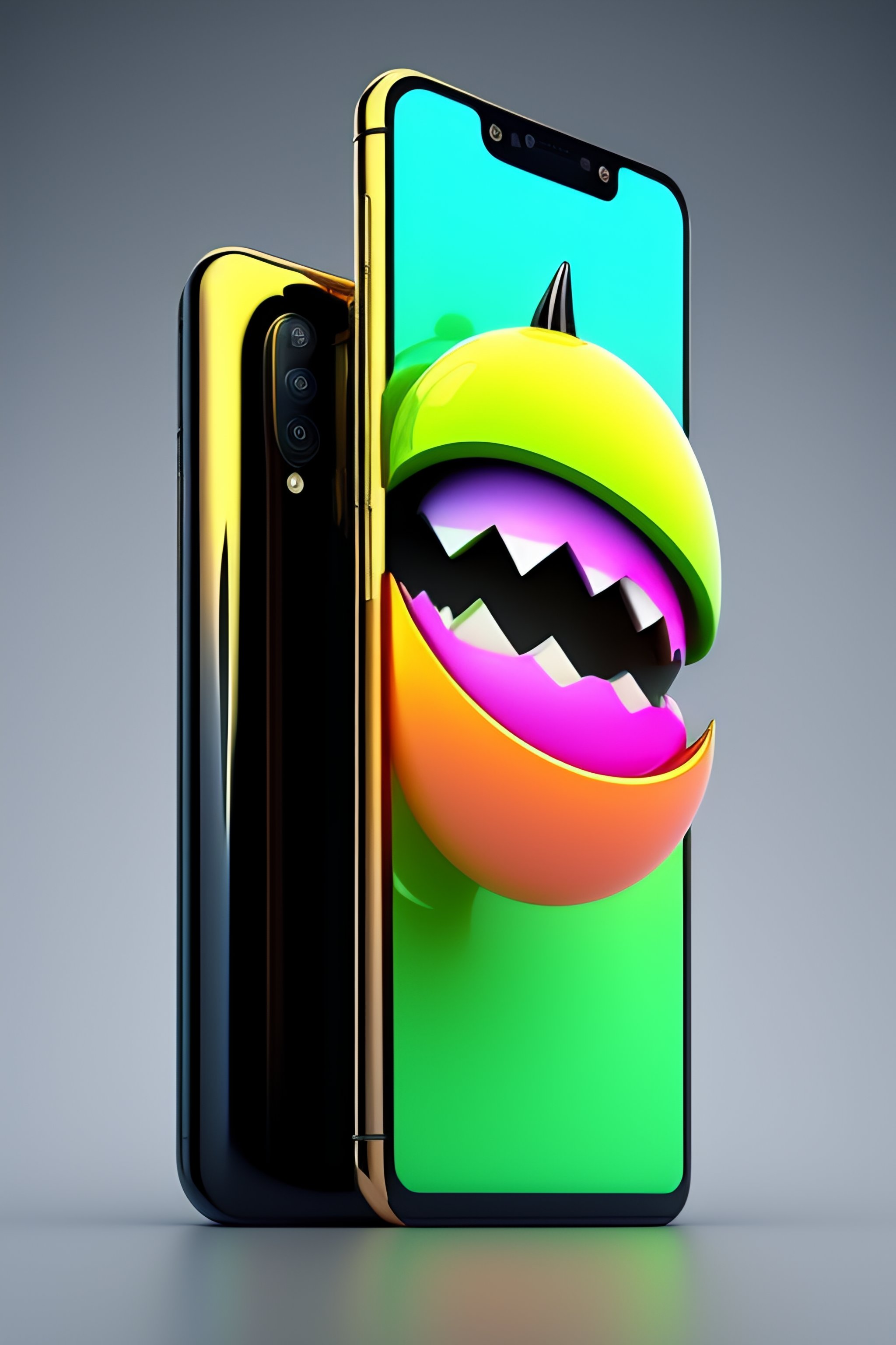 Lexica - Mobile phone shaped monster