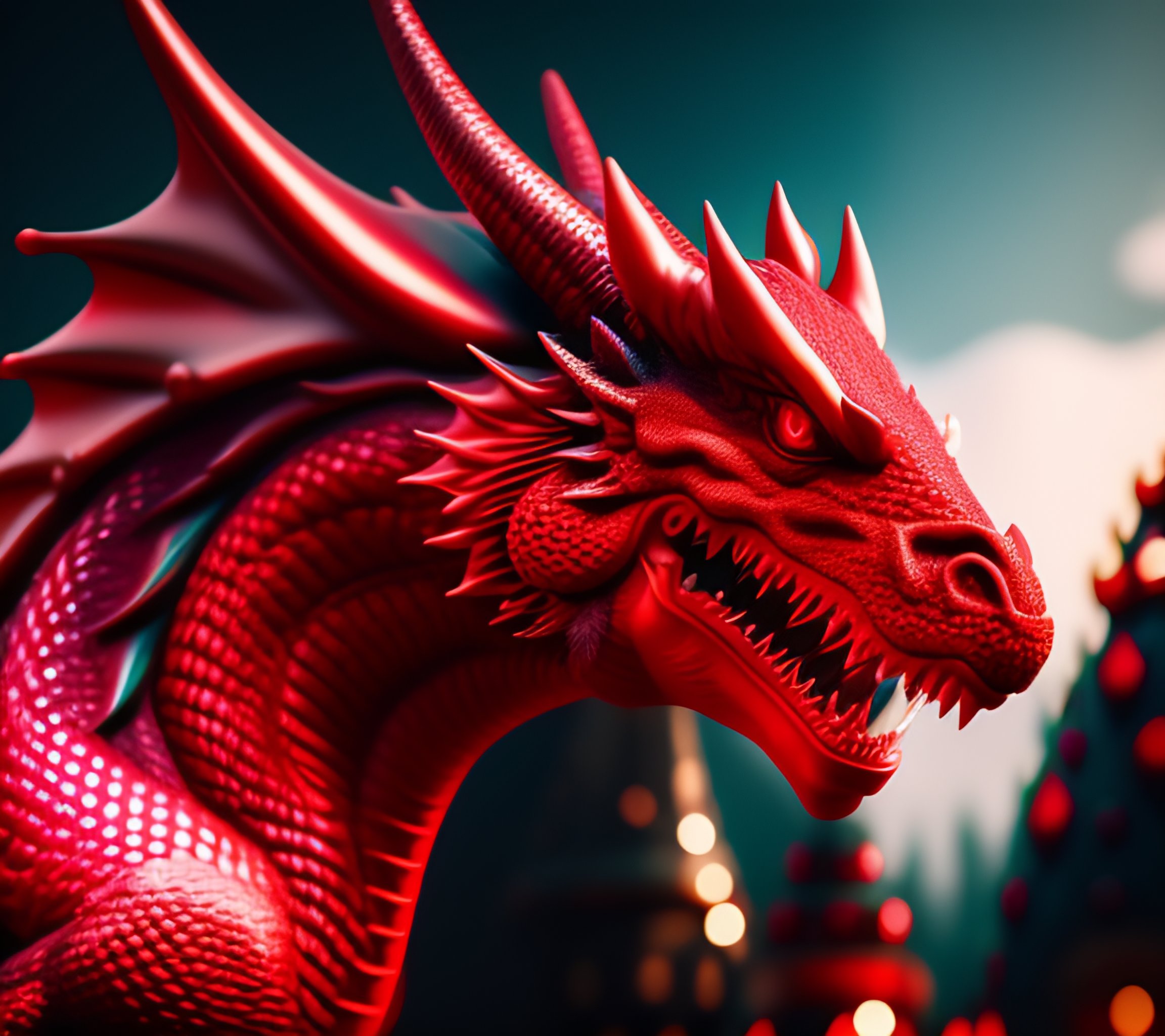 Lexica - A wise king fighting an ultra gigante mega red wine dragon ...