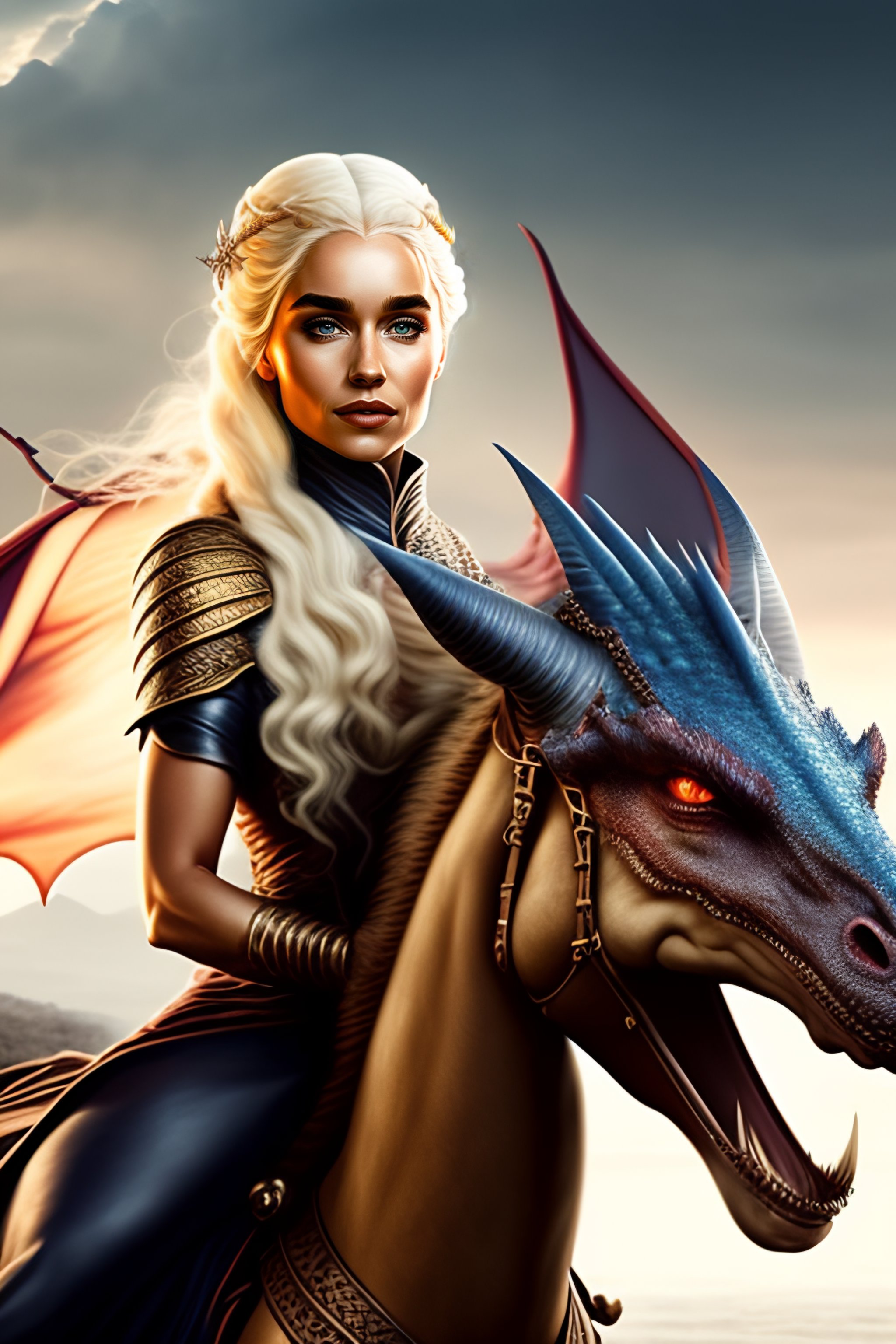 Lexica - Daenerys Targaryen ridding a dragon