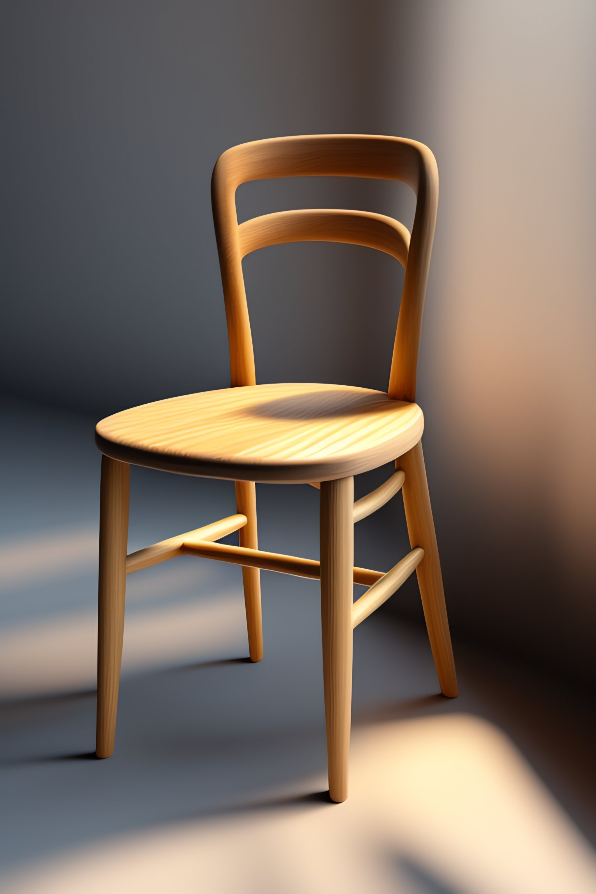 Lexica - A chair, hyperrealism, wood, intricate