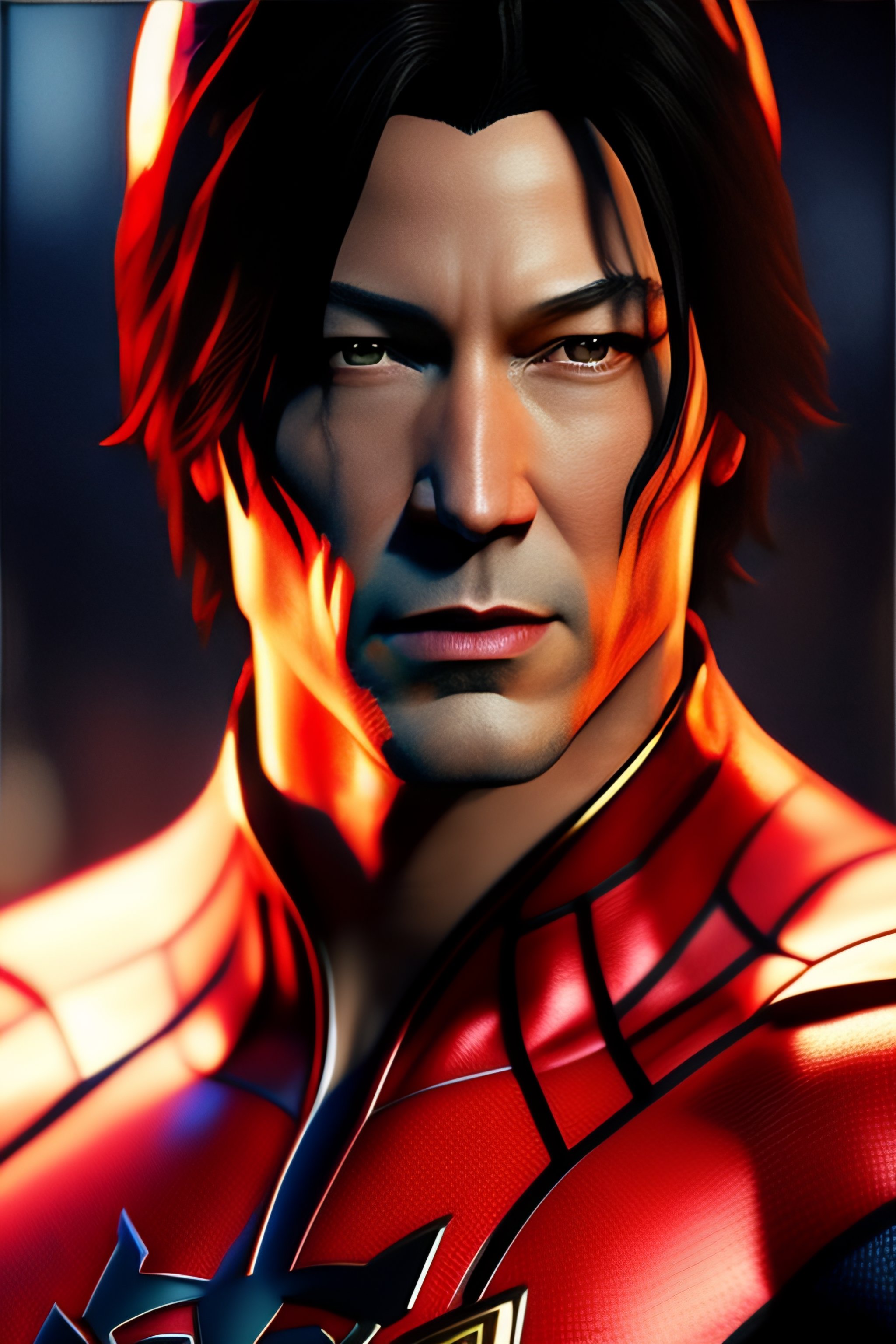 Lexica - Keanu reves detalied face on an full body as spiderman, no ...