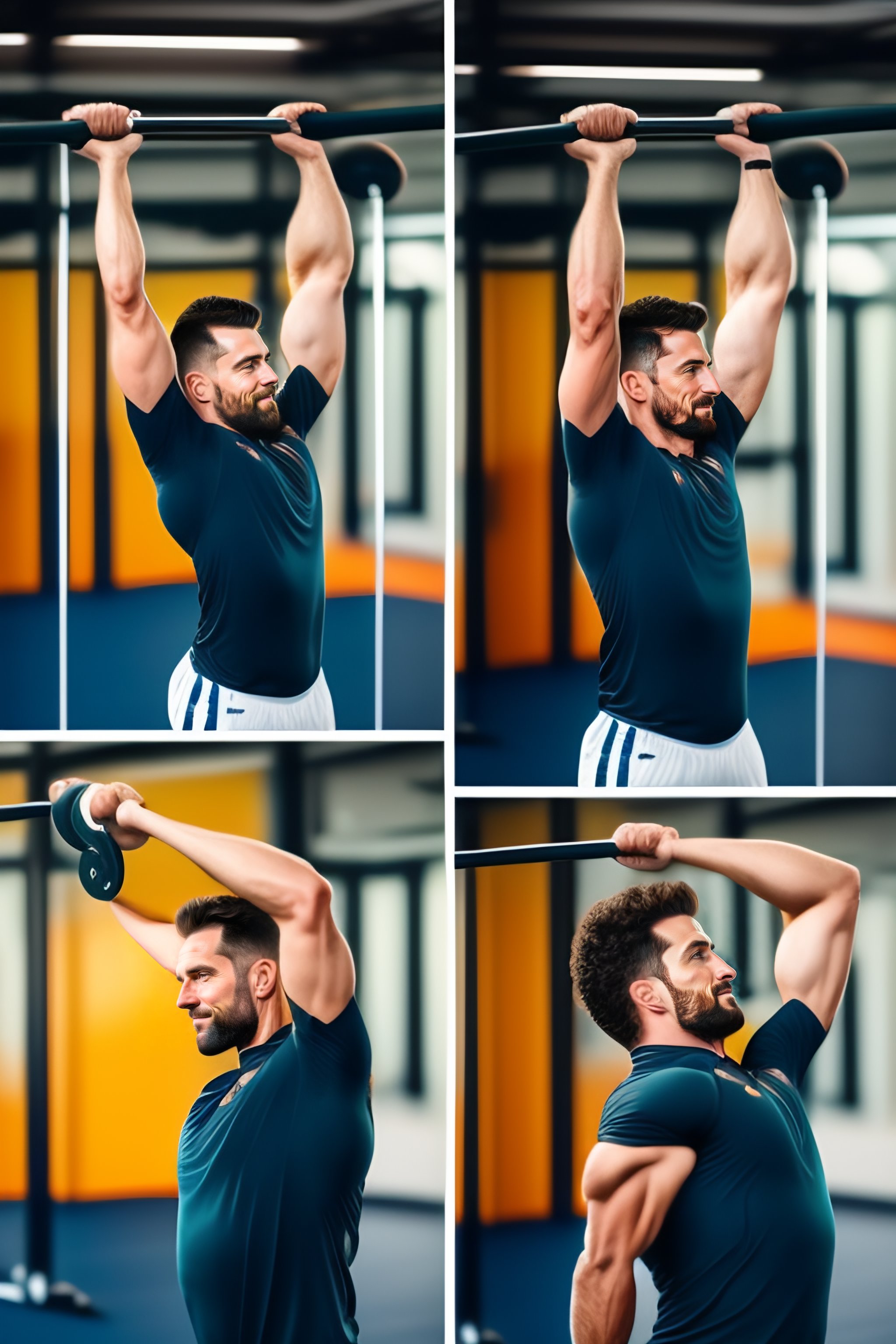 Lexica Man doing Broomstick External Shoulder Rotation Exercise