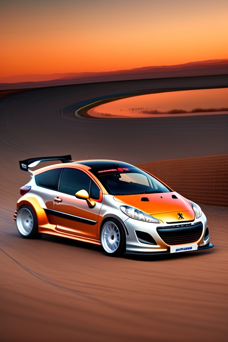 Lexica - A peugeot 207 model car from the year 2010. this car is tuned ...