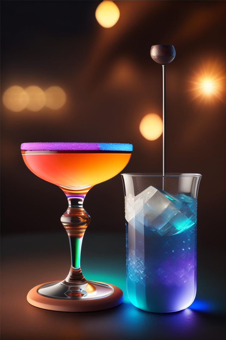 Lexica - Bar, galaxy, lighting led, cocktail, crystal