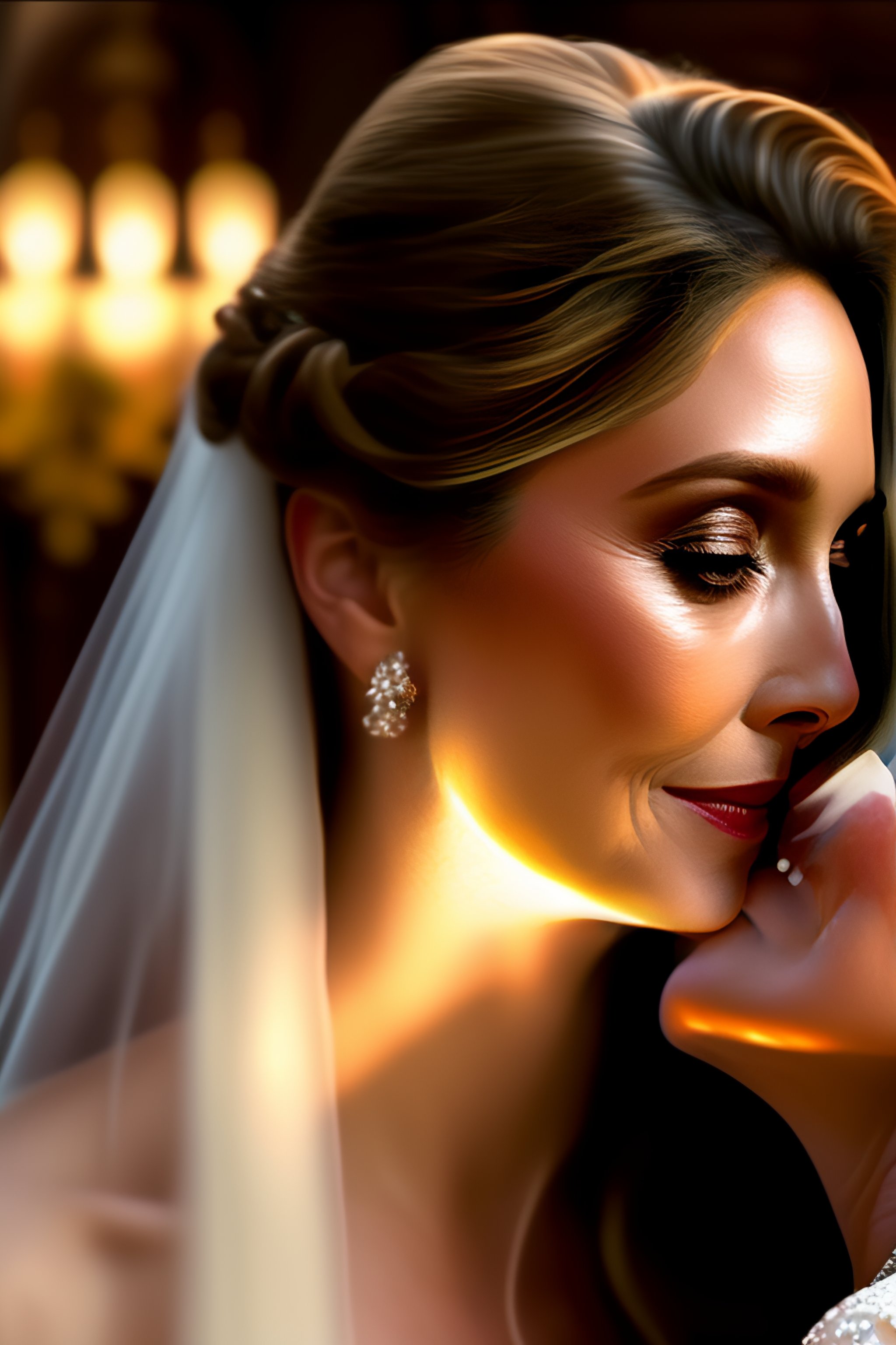 Lexica Elizabeth Olsen Kiss Old Woman Wedding Background Glamour Realistic 32k Ultra Hd 