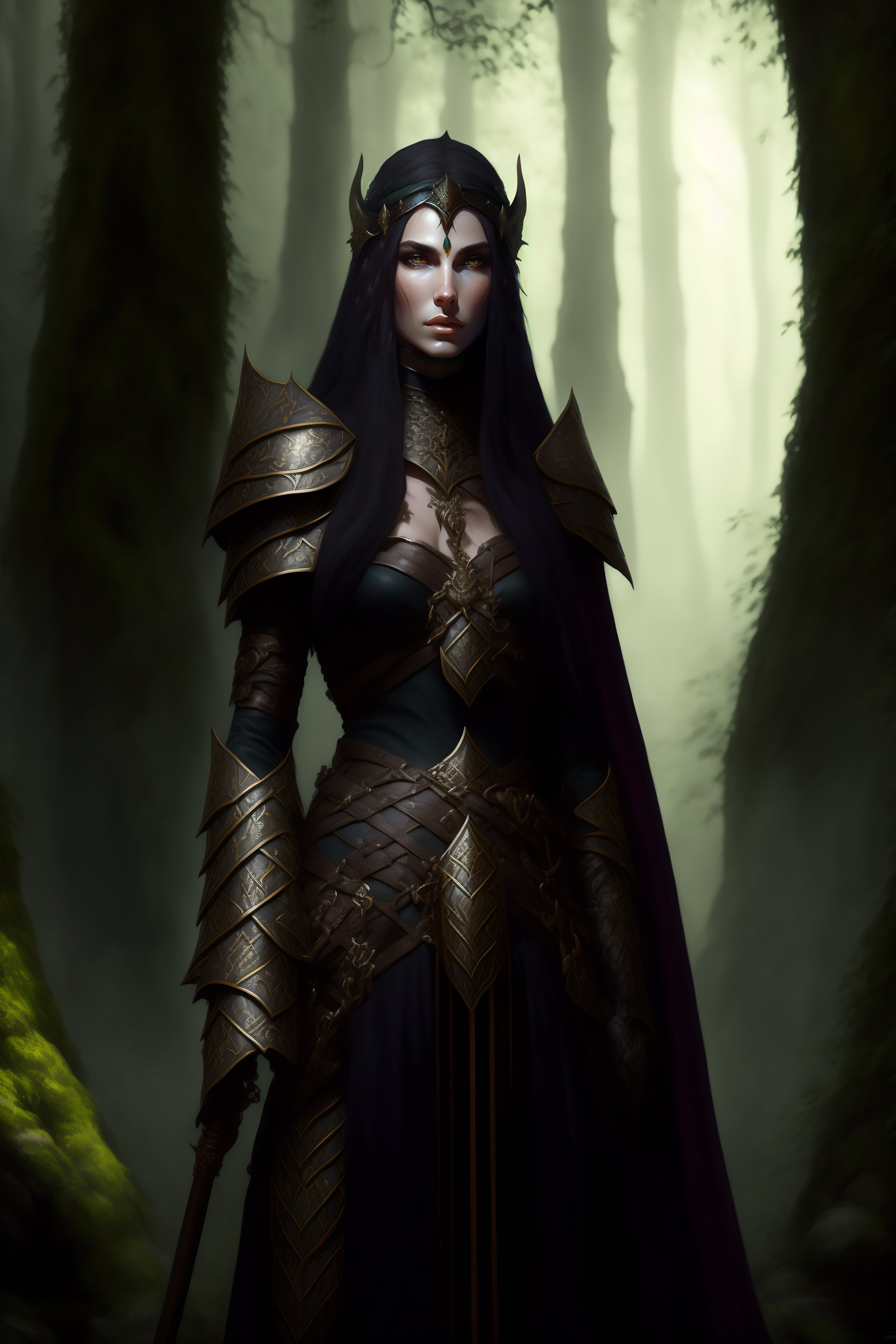 Lexica - Dungeons and dragons forest elf character, tomb cleric, full ...