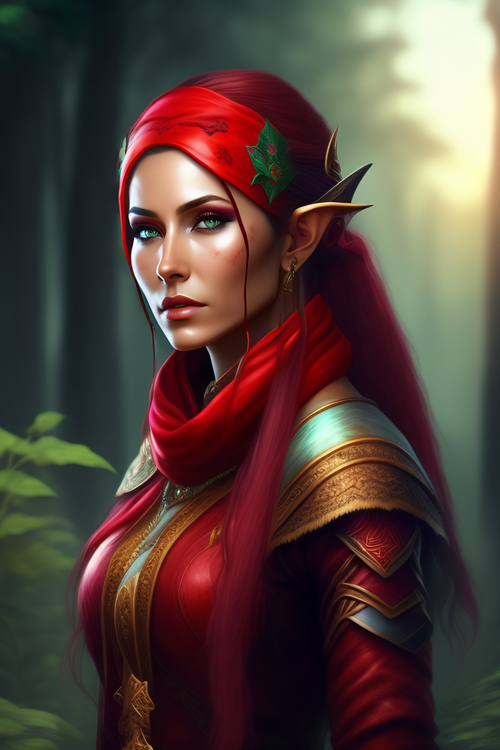 Lexica - Eyepatch, half elf female, 35 years old, eastern ancestry ...