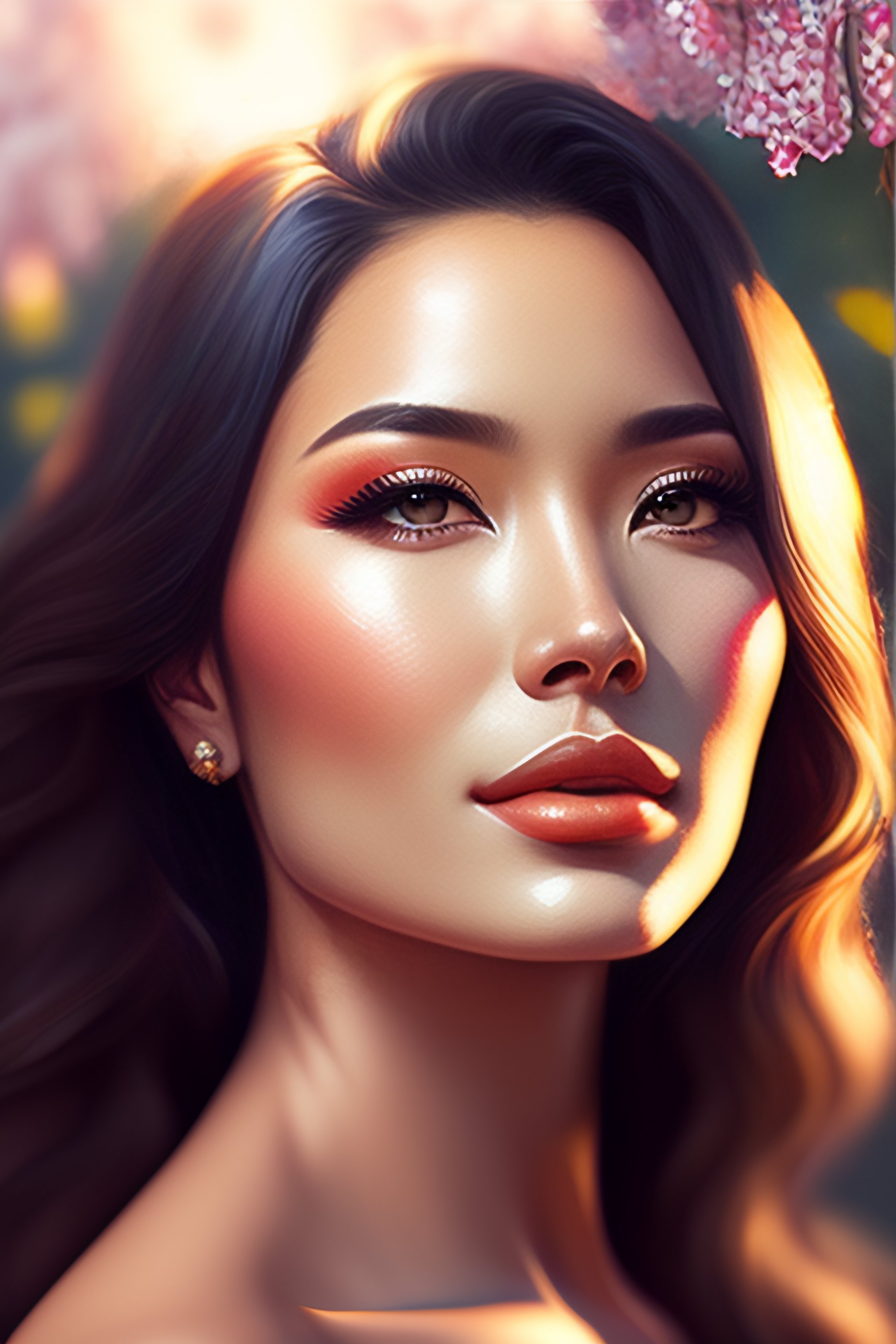 Lexica - Photo of a gorgeous female in the style of stefan kostic ...