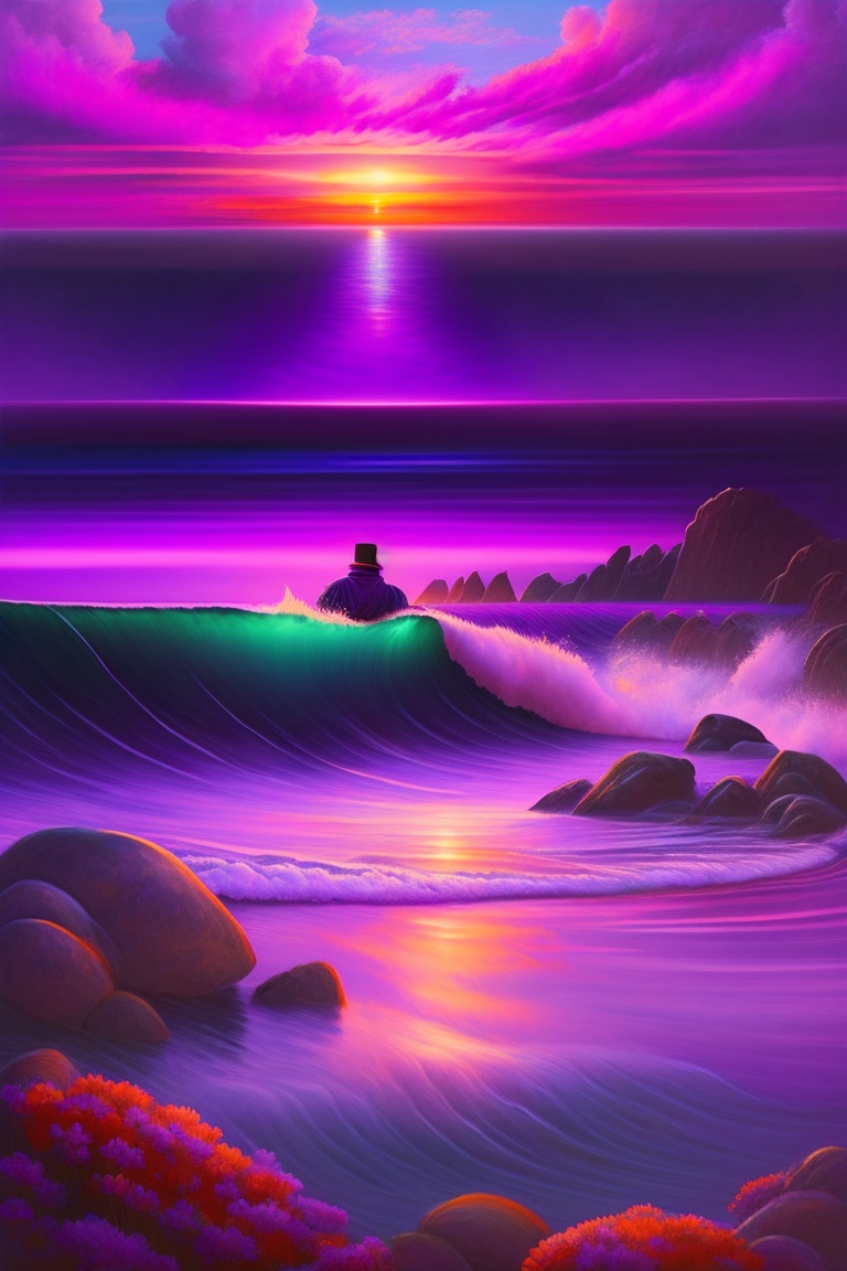 Lexica - Paint a picture of someone standing before the vastness of the ...