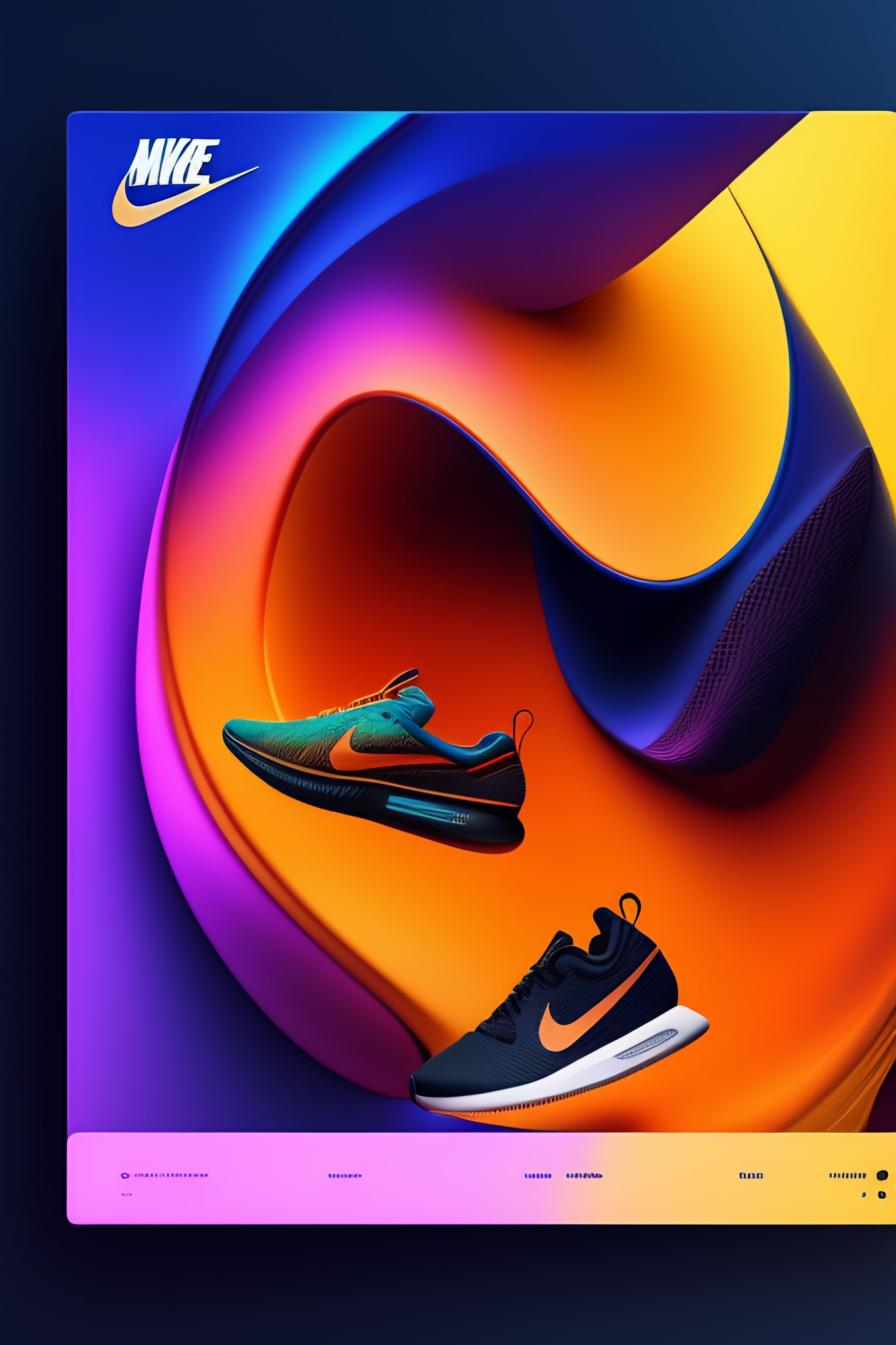 Lexica - Nike shoes website landing page, aesthetic website, ui ,ux ...