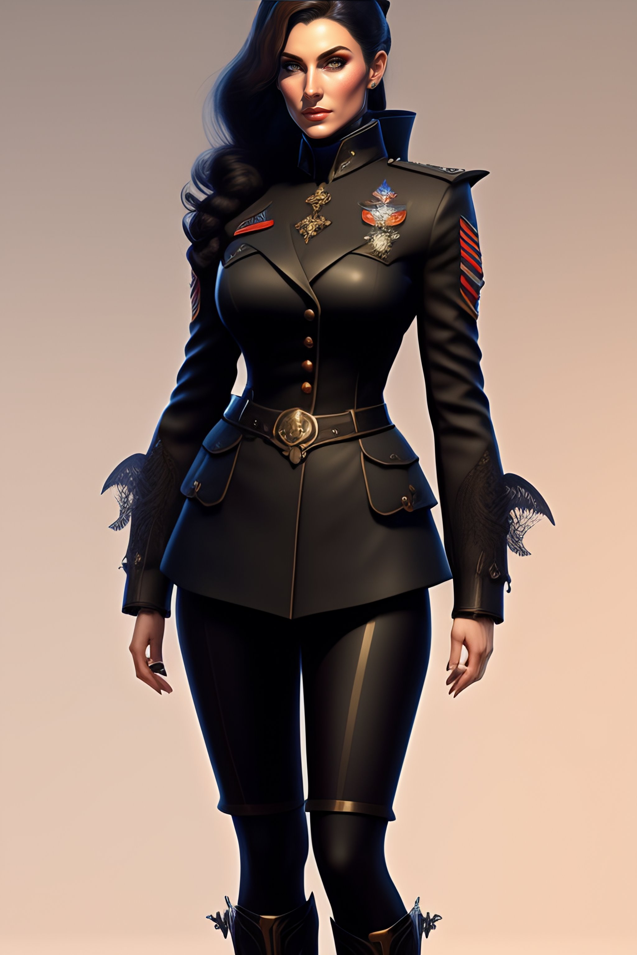 Lexica - Woman gothic necromancer summoner, Wolfenstein military german ...