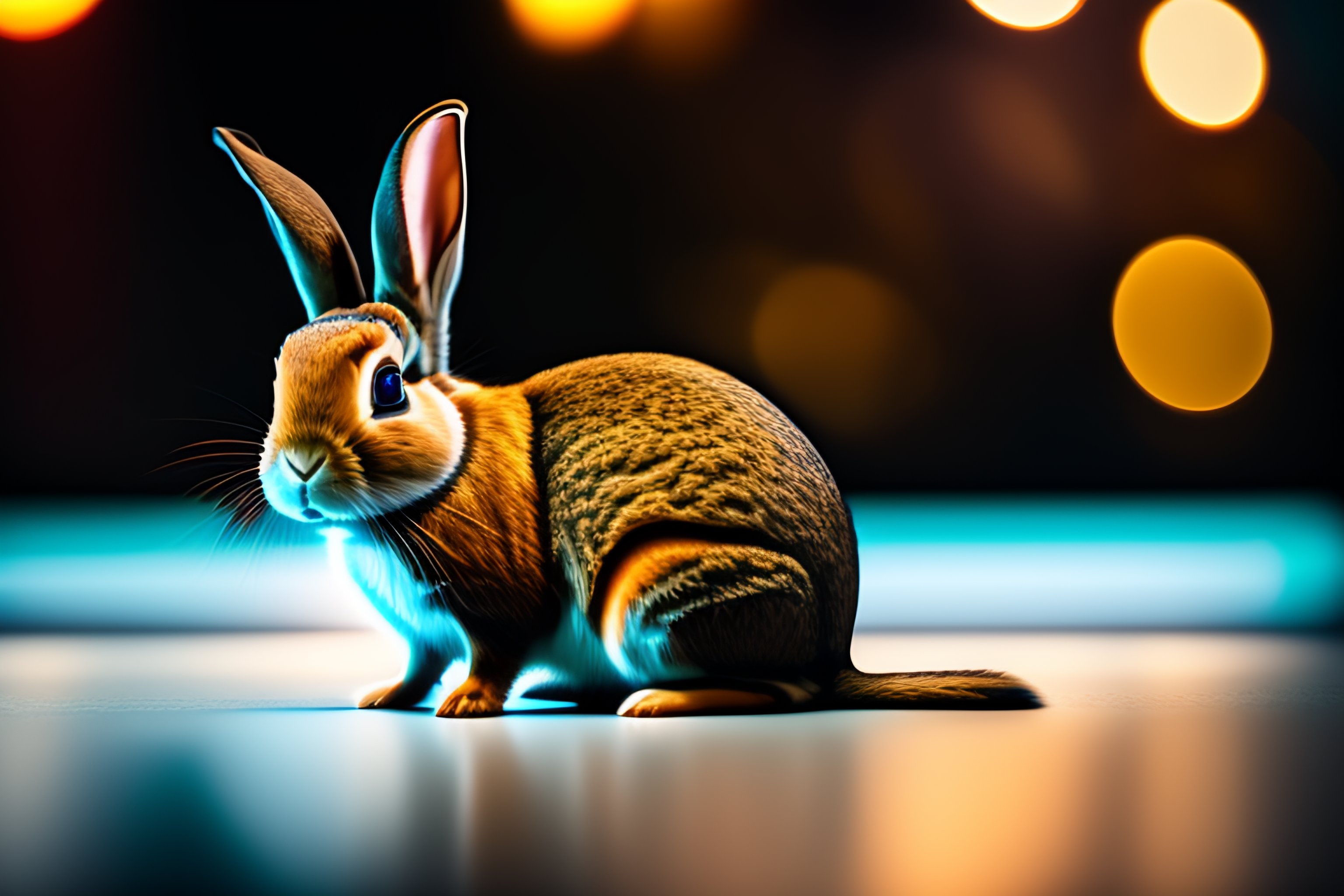 Lexica - (((rabbit in virtual reality glasses))) cinematic portrait ...