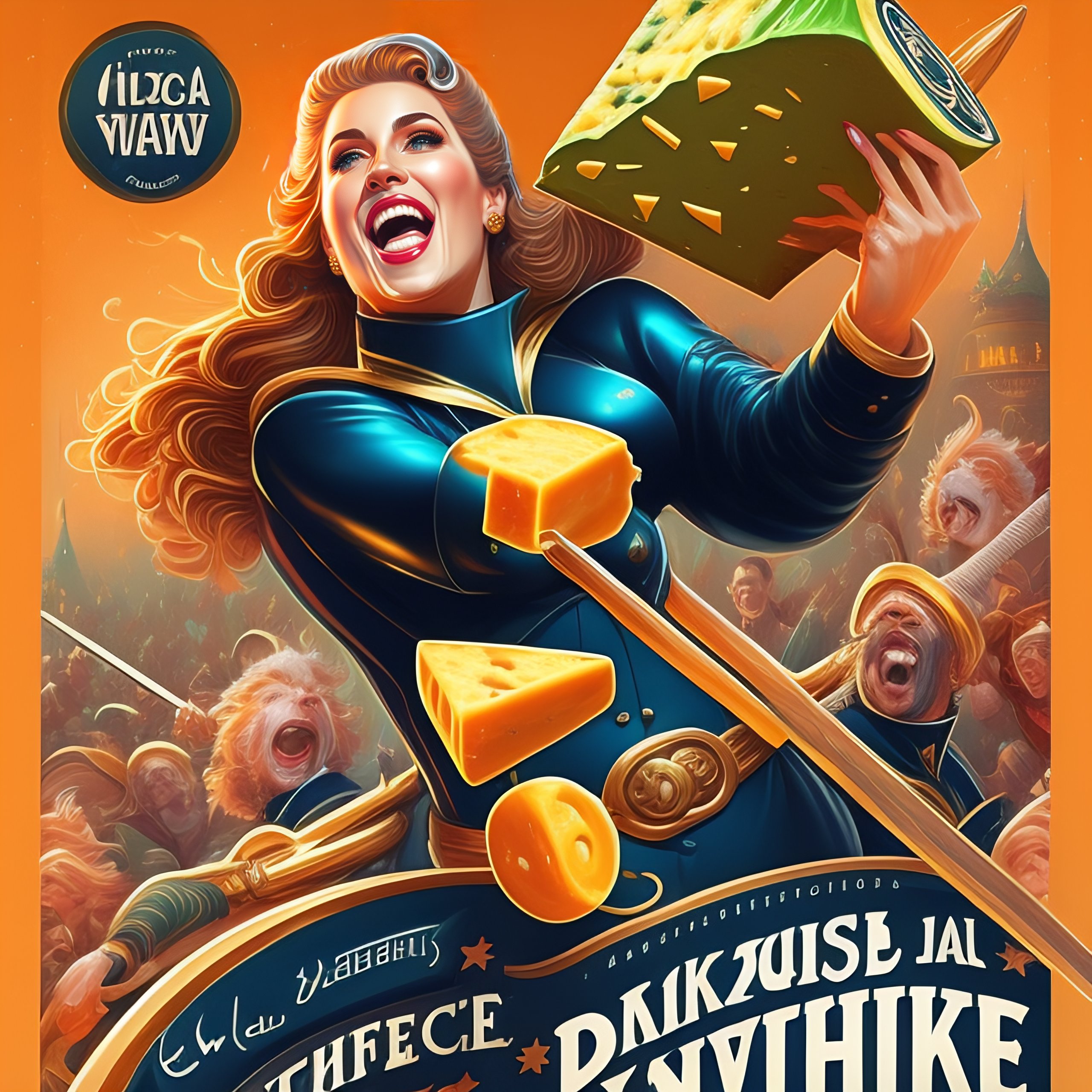 Lexica - Cheese revolution, by wasim kashin, trending on artstation