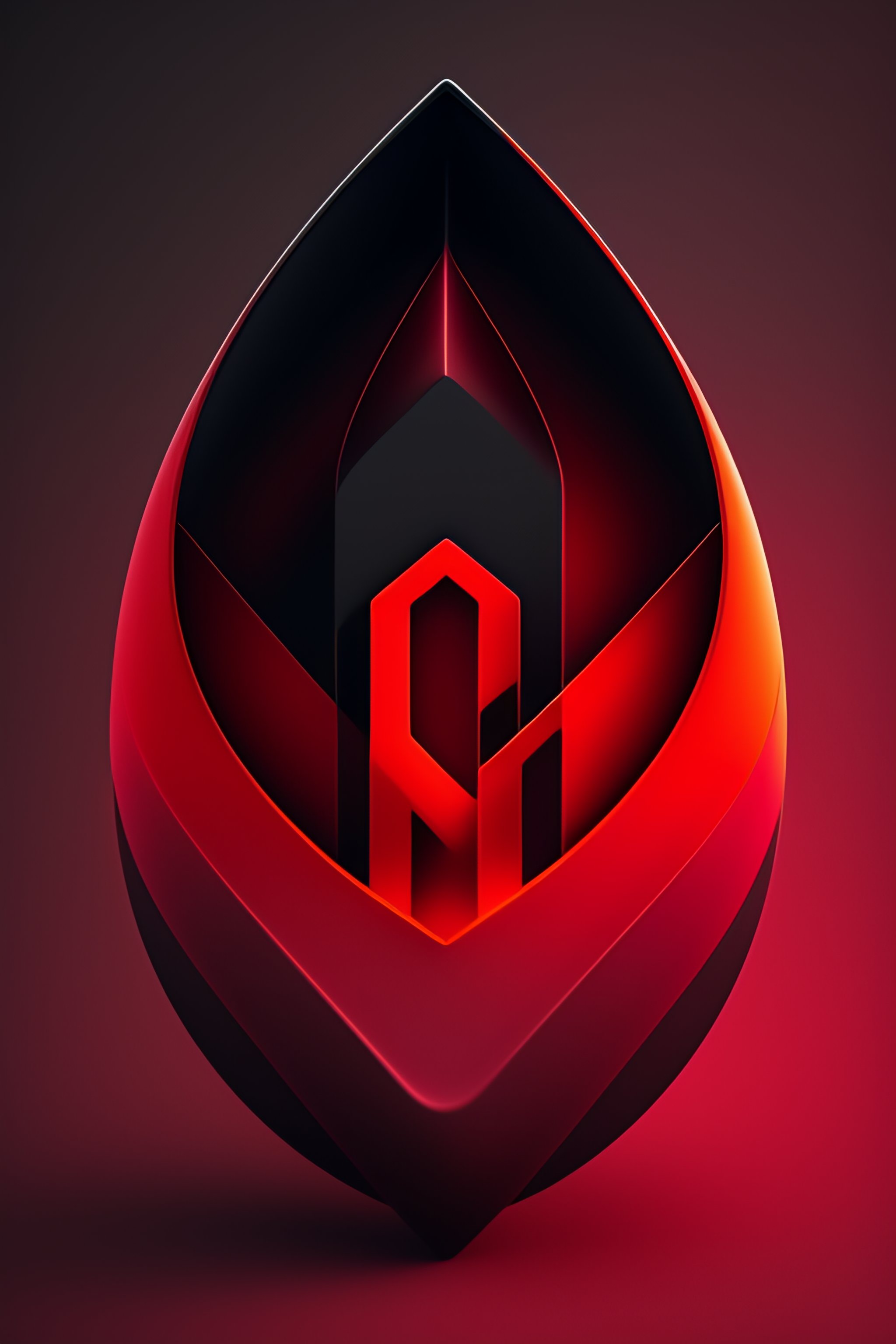 Lexica - Logo for a blockchain company named Modulus. Logo be red in ...
