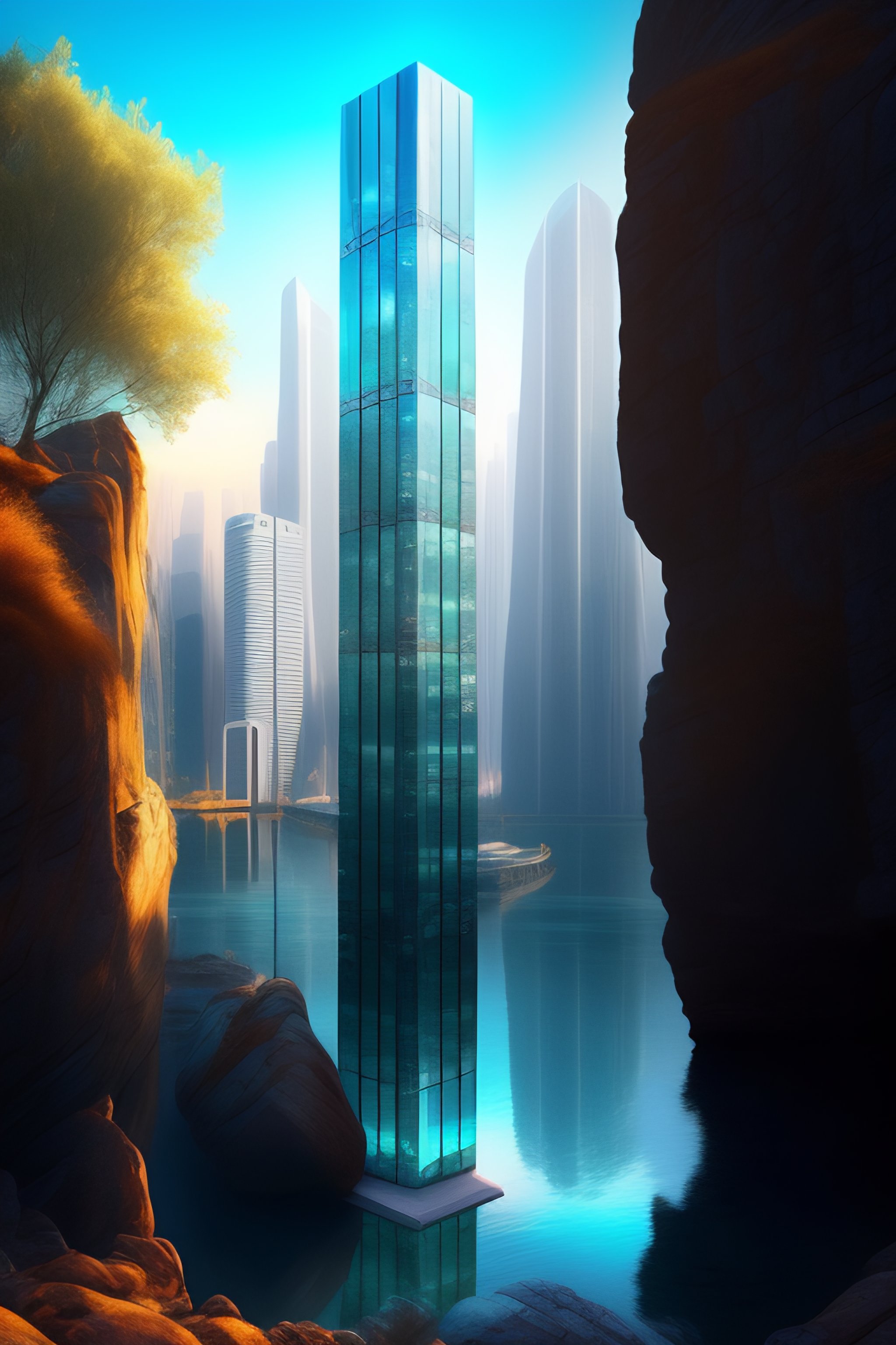 Lexica - A city build of stone and glass
