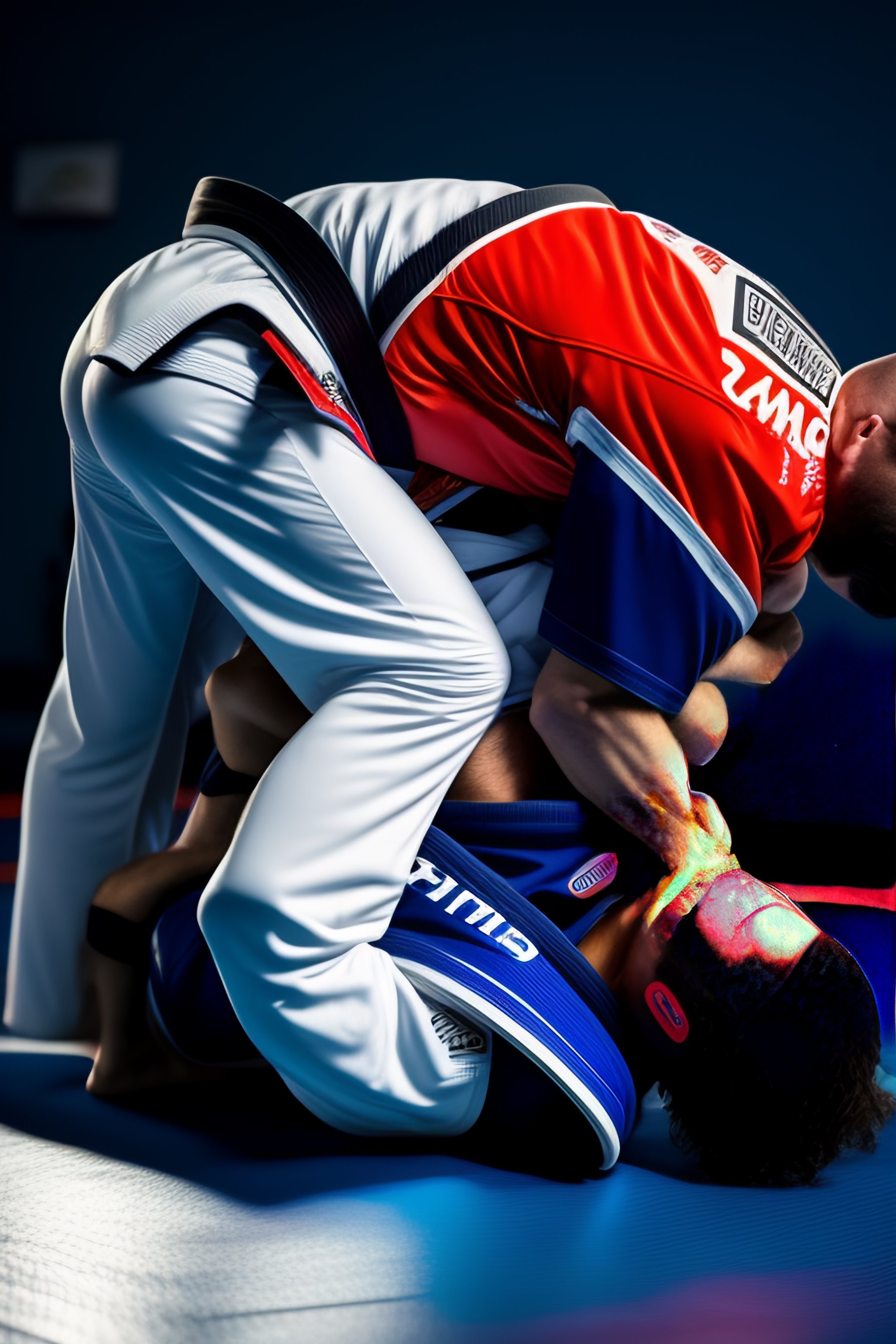 Lexica A brazilian jiu jitsu rear choke