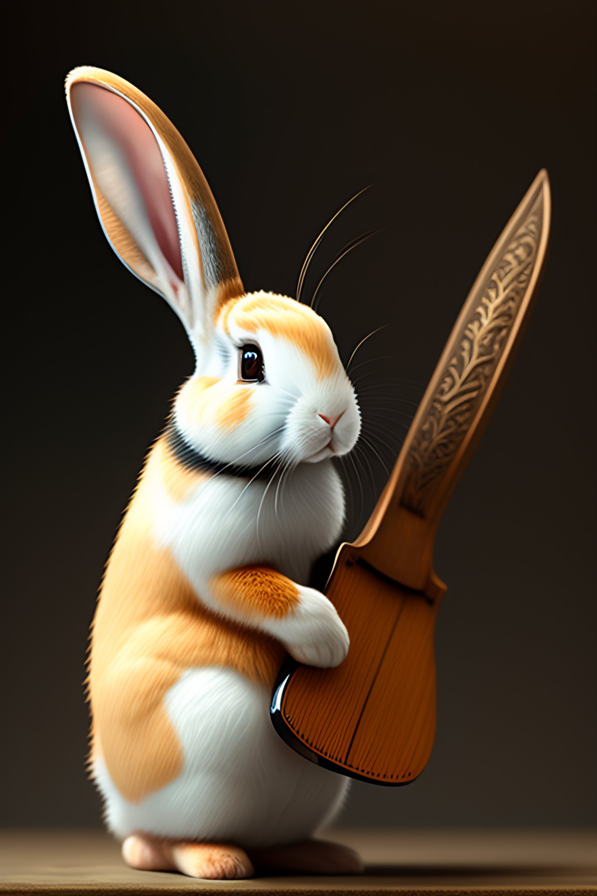 Lexica - Portrait bunny with axe