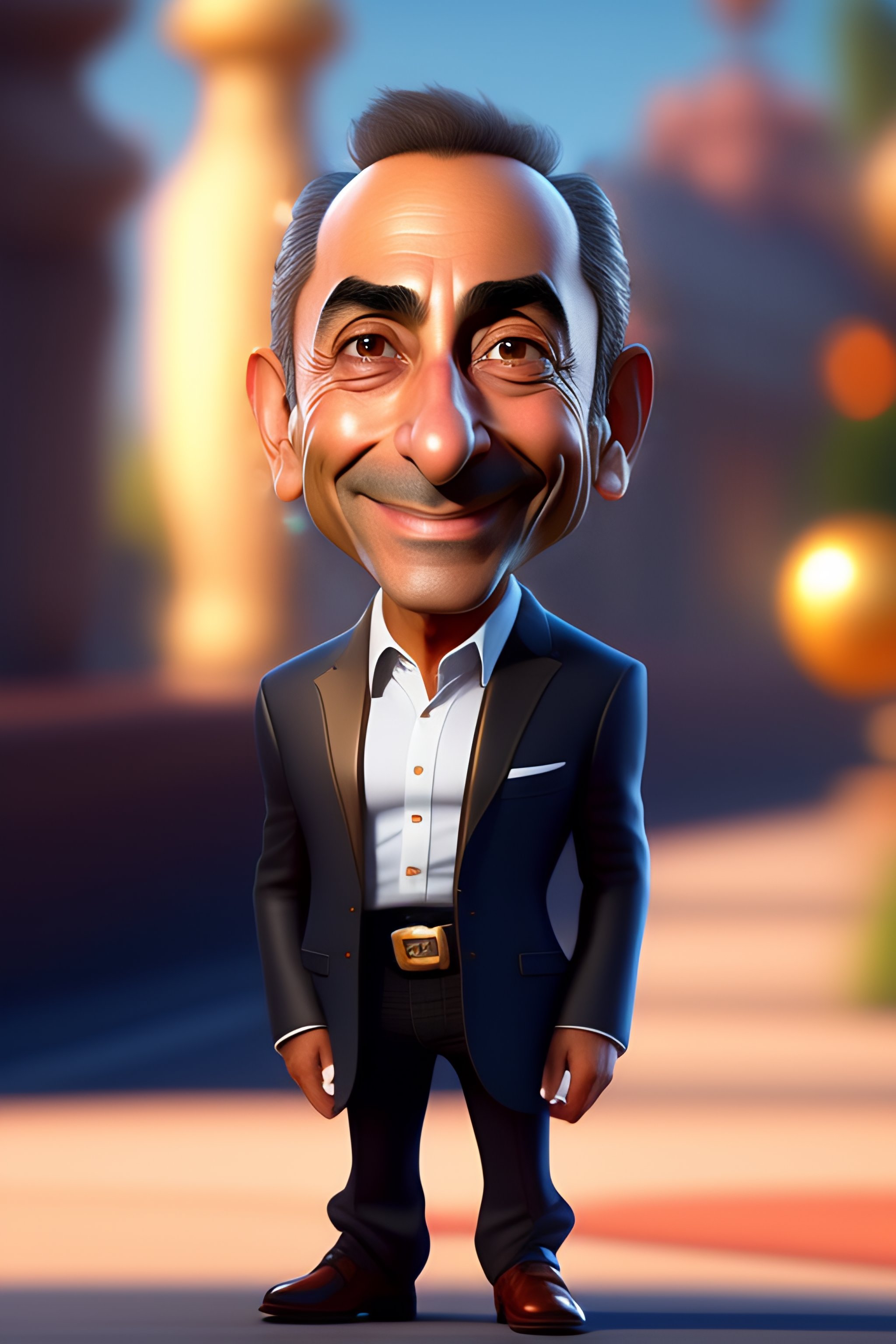 Lexica - Eric zemmour cute as a pixar disney character caricature cute ...