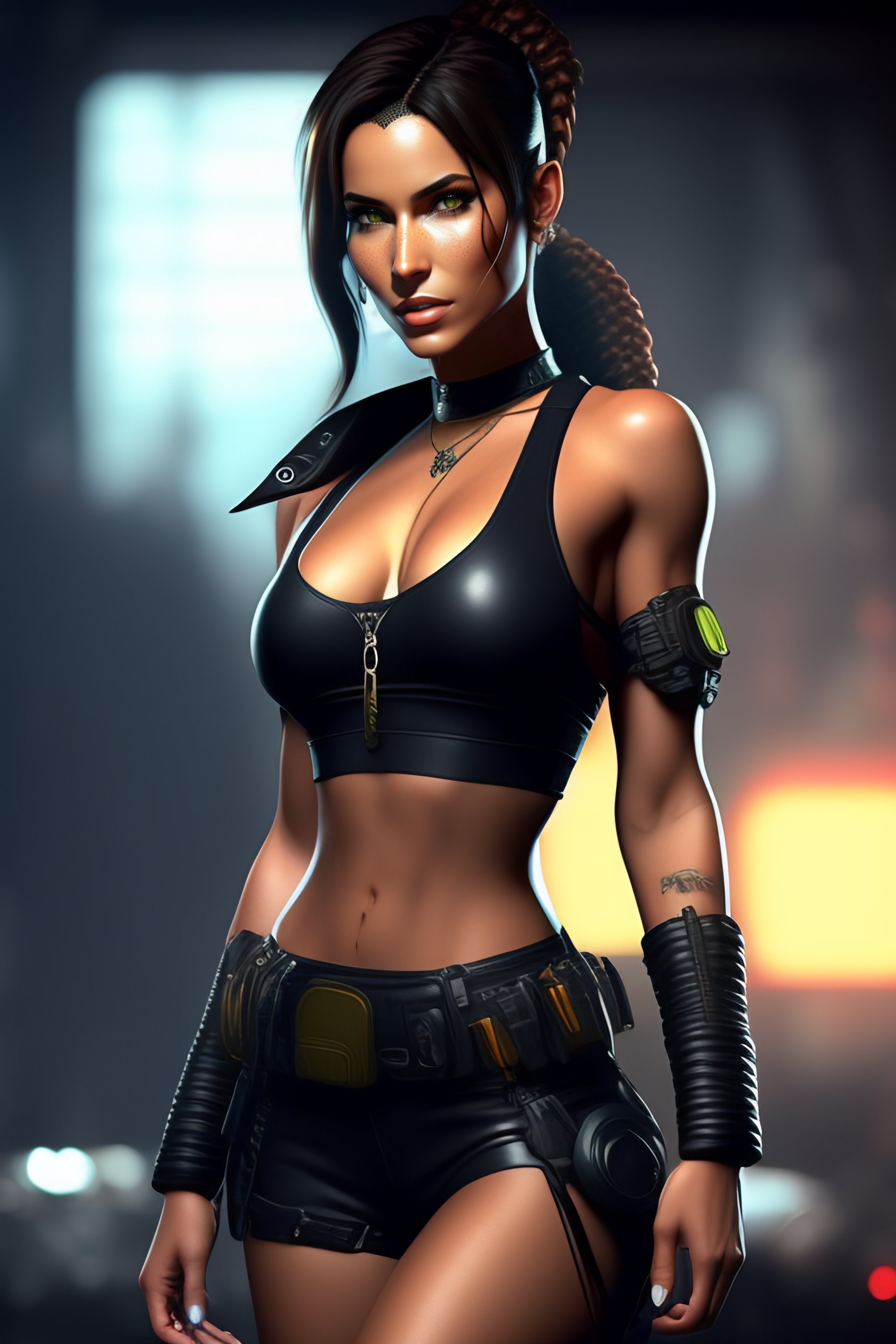 Lara croft cyberpunk фото 14