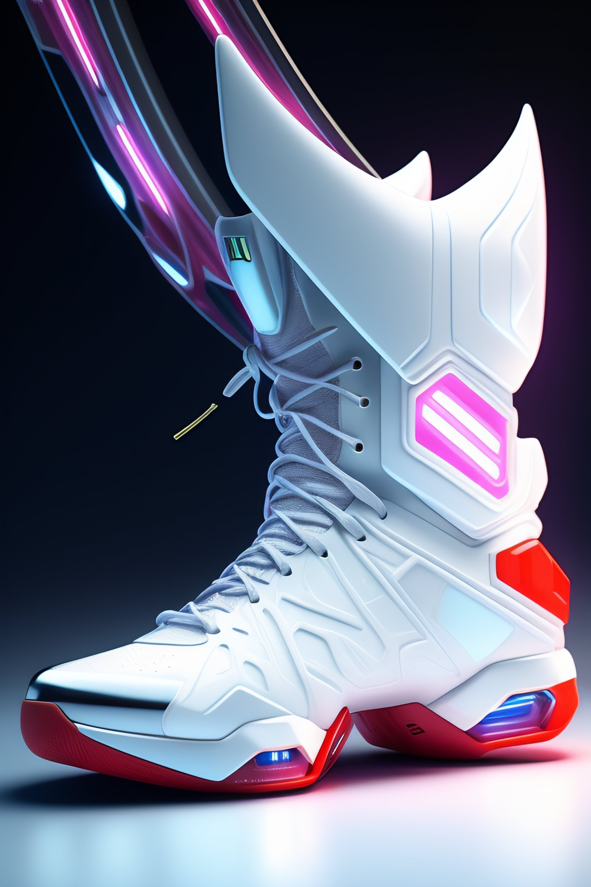 Lexica - A futuristic robotic transforming nike shoes, gundam style ...