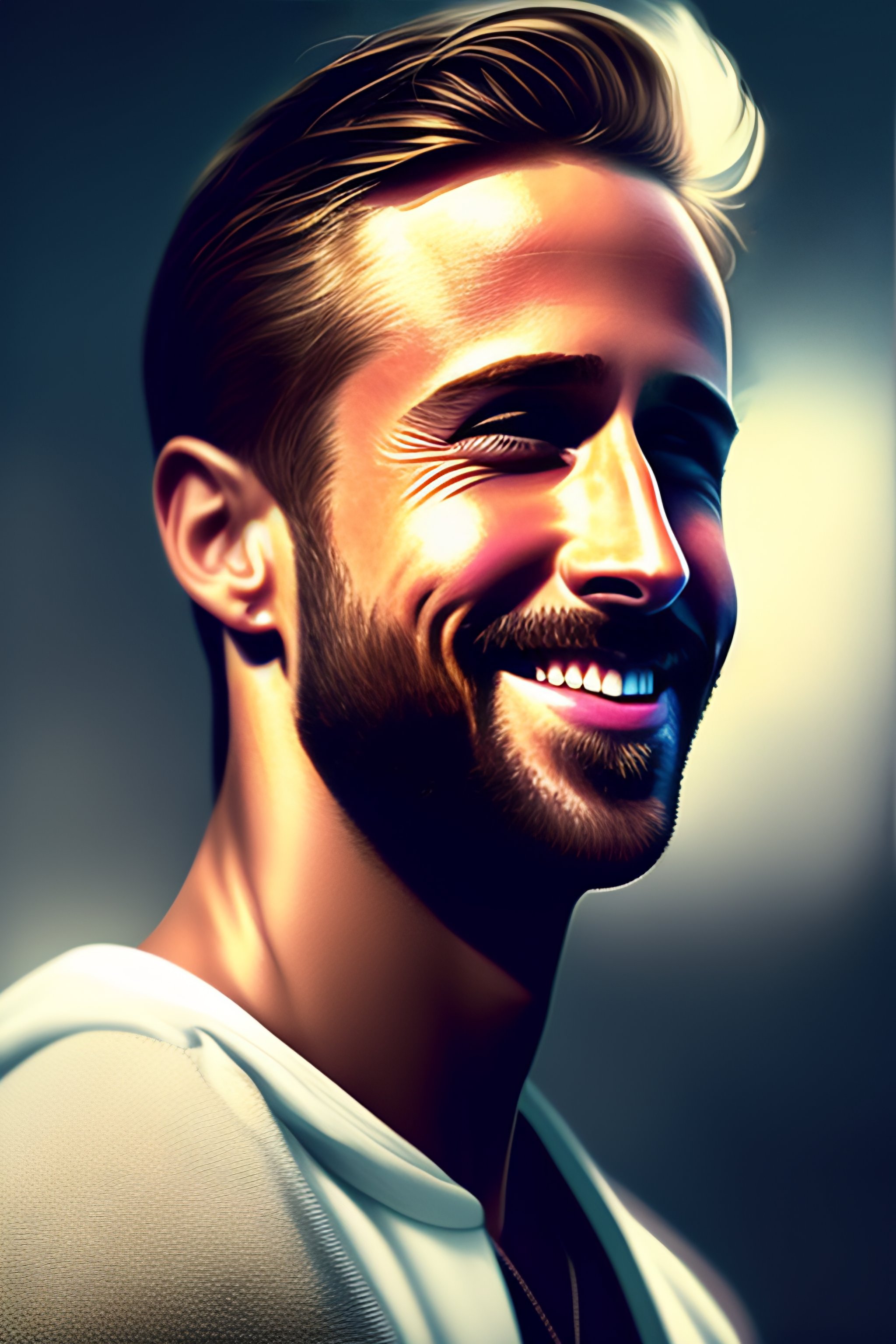 lexica-ryan-gosling-smoking-a-cigarette-and-smiling-trending-on