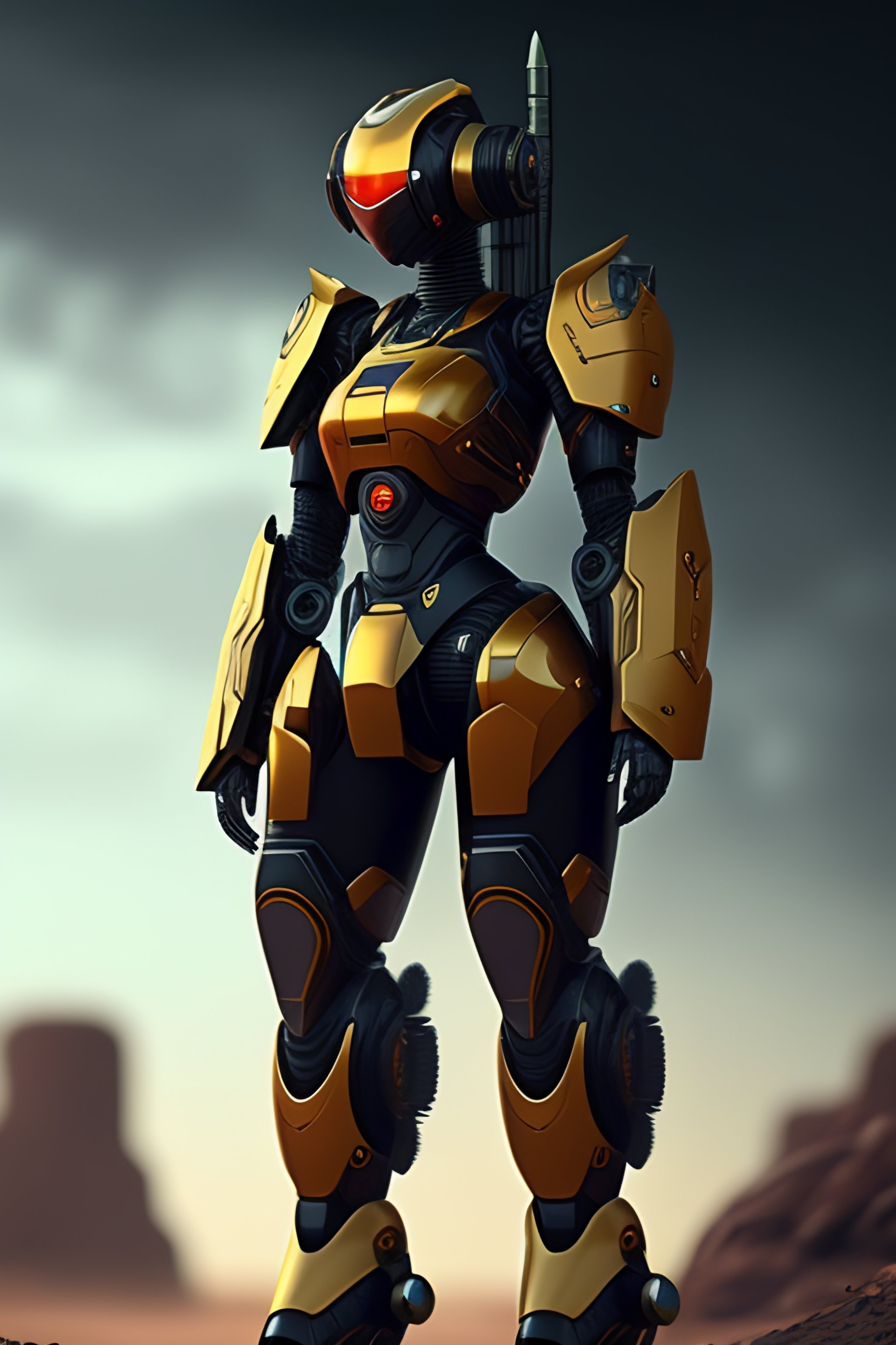 Lexica - Humanoid and futuristic Robot as a Spec-Ops operator